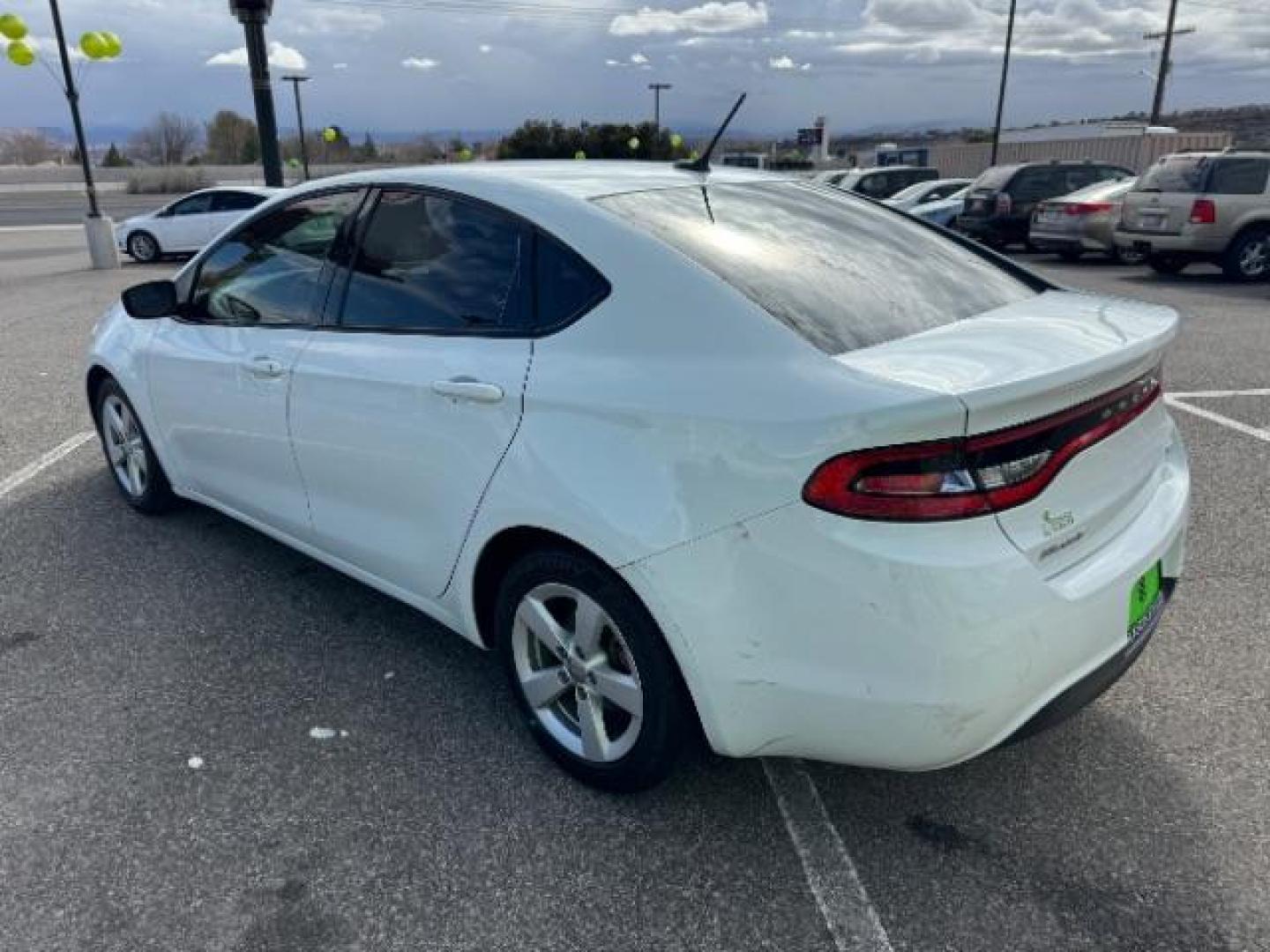 2016 White /Black, premium cloth Dodge Dart SXT (1C3CDFBB9GD) with an 2.4L L4 DOHC 16V engine, 6-Speed Automatic transmission, located at 940 North Main Street, Cedar City, UT, 84720, (435) 628-0023, 37.692936, -113.061897 - Photo#6