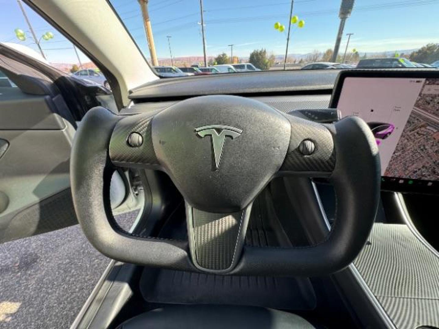 2020 Pearl White Multi-Coat /All Black, leatherette Tesla Model 3 Standard Range Plus (5YJ3E1EA3LF) with an ELECTRIC engine, 1-Speed Automatic transmission, located at 1865 East Red Hills Pkwy, St. George, 84770, (435) 628-0023, 37.120850, -113.543640 - SOLD - ***This Tesla qualifies for $4000 IRS EV tax rebate*** We are setup with IRS to recieve funds within 72 hours. Use the rebate as your down payment or cash in hand. Aftermarket wheels, carbonfiber accents, YOKE steering wheel. This is a beautiful car! We specialize in helping ALL people get - Photo#21