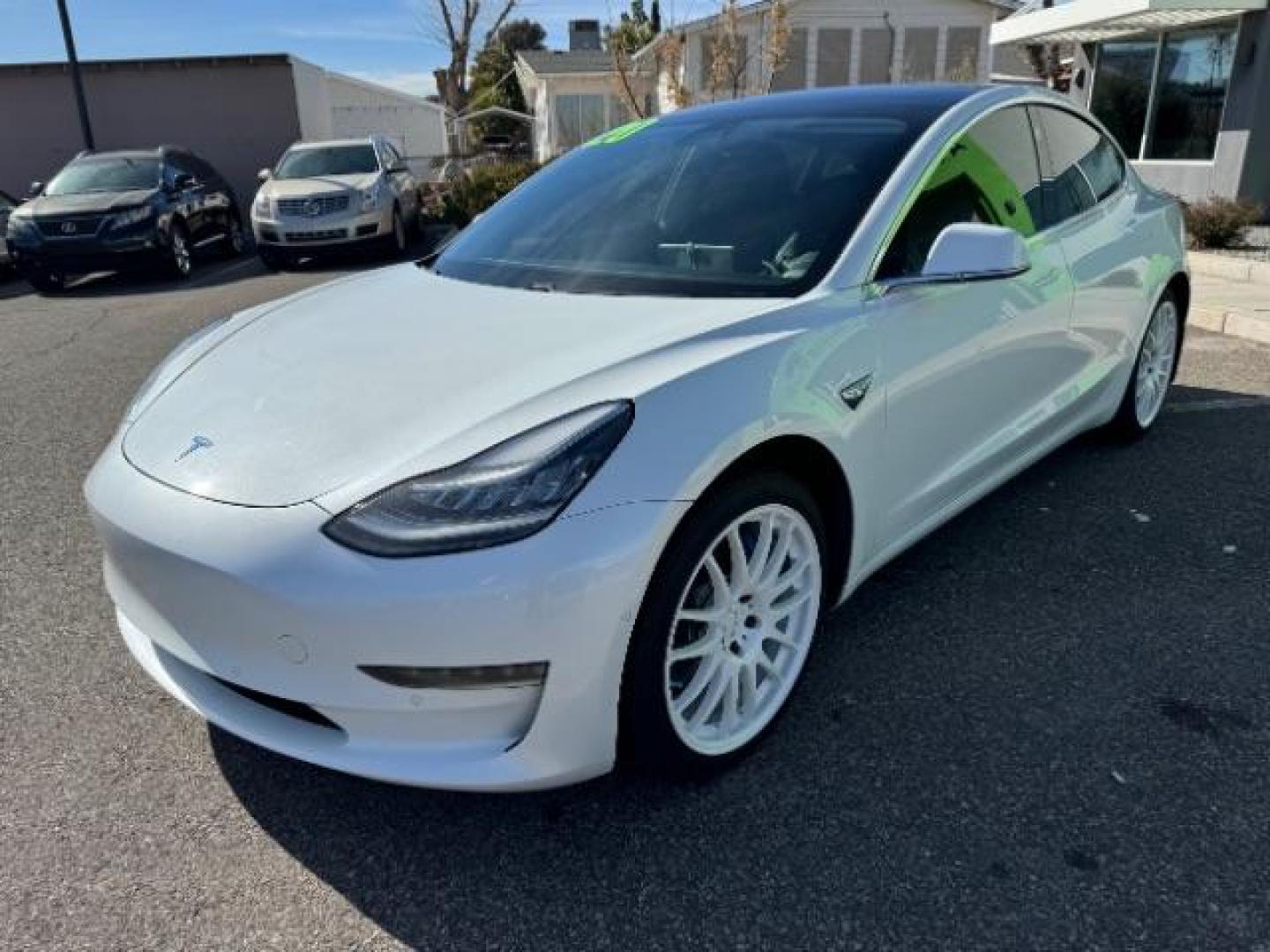 2020 Pearl White Multi-Coat /All Black, leatherette Tesla Model 3 Standard Range Plus (5YJ3E1EA3LF) with an ELECTRIC engine, 1-Speed Automatic transmission, located at 1865 East Red Hills Pkwy, St. George, 84770, (435) 628-0023, 37.120850, -113.543640 - SOLD - ***This Tesla qualifies for $4000 IRS EV tax rebate*** We are setup with IRS to recieve funds within 72 hours. Use the rebate as your down payment or cash in hand. Aftermarket wheels, carbonfiber accents, YOKE steering wheel. This is a beautiful car! We specialize in helping ALL people get - Photo#5