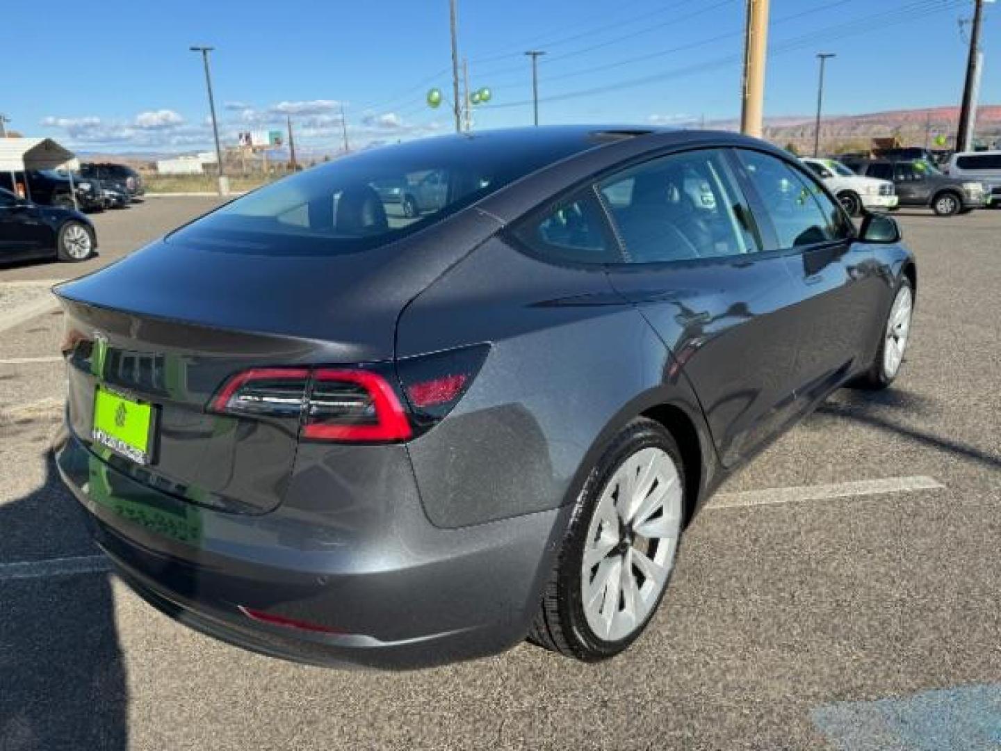 2022 Midnight Silver Metallic /All Black Tesla Model 3 Standard Range Plus (5YJ3E1EA3NF) with an ELECTRIC engine, 1-Speed Automatic transmission, located at 1865 East Red Hills Pkwy, St. George, 84770, (435) 628-0023, 37.120850, -113.543640 - Photo#10