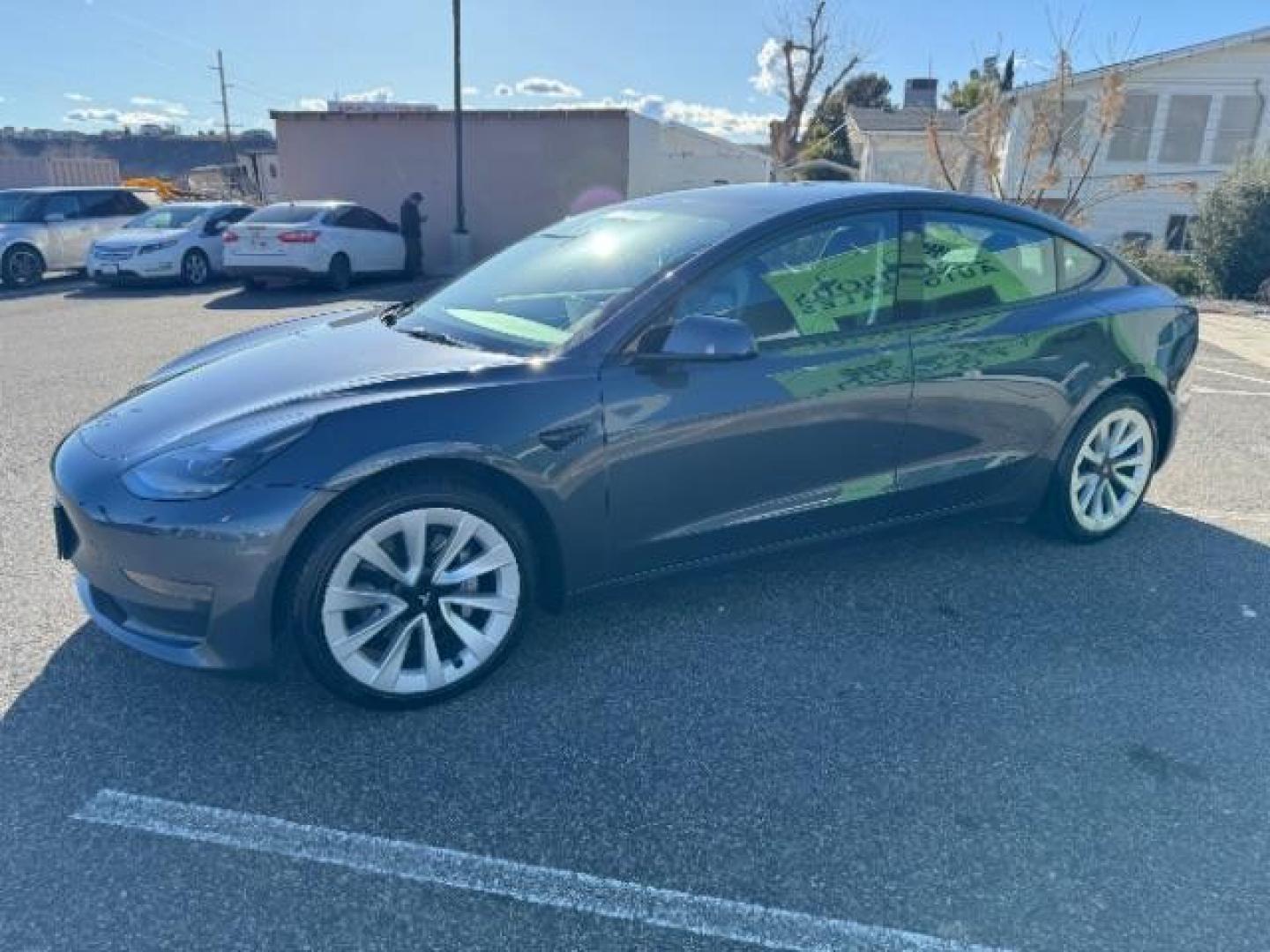 2022 Midnight Silver Metallic /All Black Tesla Model 3 Standard Range Plus (5YJ3E1EA3NF) with an ELECTRIC engine, 1-Speed Automatic transmission, located at 1865 East Red Hills Pkwy, St. George, 84770, (435) 628-0023, 37.120850, -113.543640 - Very clean model 3 with LFP battery. (Lithium Ion is the new Tesla battery technology that is meant to be fully charged daily) Currently gets 260 miles on full charge. The battery and drive motor still have 100k mile factory warranty. Extended battery warranty available. ****THIS CAR QUALIFIES FOR - Photo#4