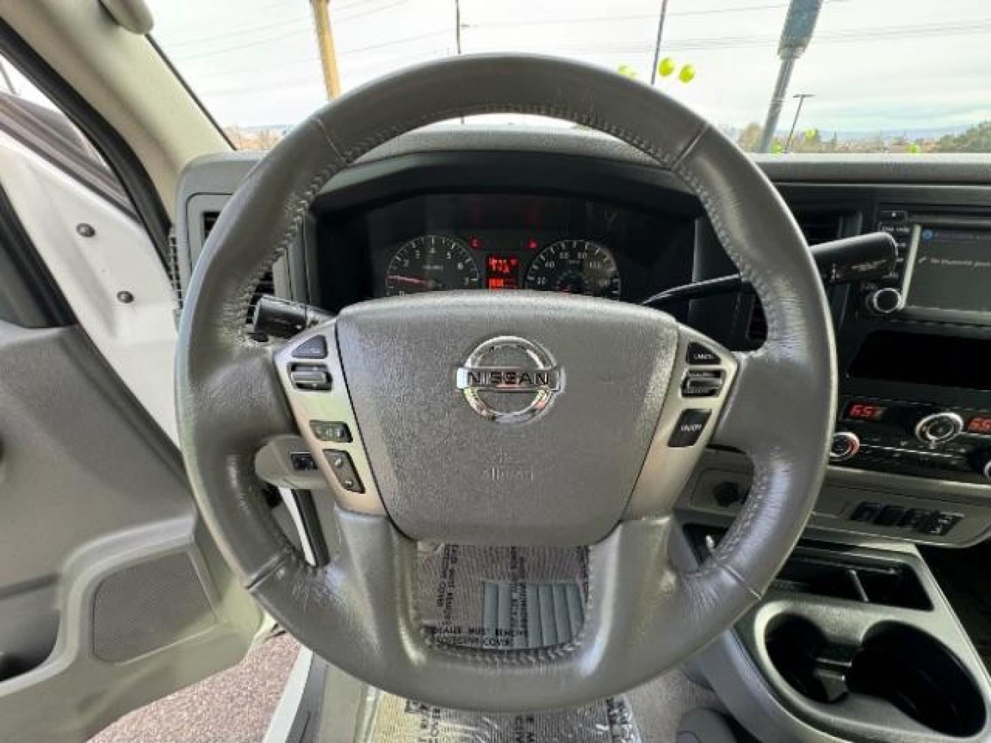 2018 Glacier White /Beige, leather Nissan NV Passenger 3500 SL V8 (5BZAF0AA5JN) with an 5.6L V8 engine, 5-Speed Automatic transmission, located at 1865 East Red Hills Pkwy, St. George, 84770, (435) 628-0023, 37.120850, -113.543640 - Photo#26