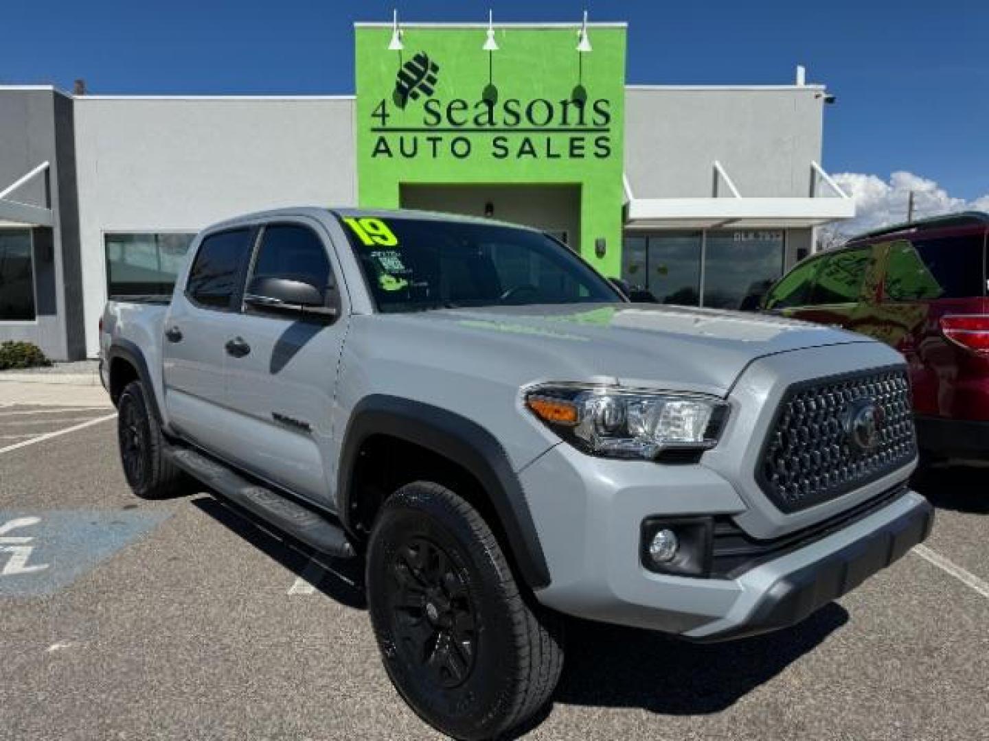 2019 Cement Toyota Tacoma SR5 Double Cab Long Bed V6 6AT 2WD (3TMAZ5CN8KM) with an 3.5L V6 DOHC 24V engine, 6-Speed Automatic transmission, located at 1865 East Red Hills Pkwy, St. George, 84770, (435) 628-0023, 37.120850, -113.543640 - Photo#0