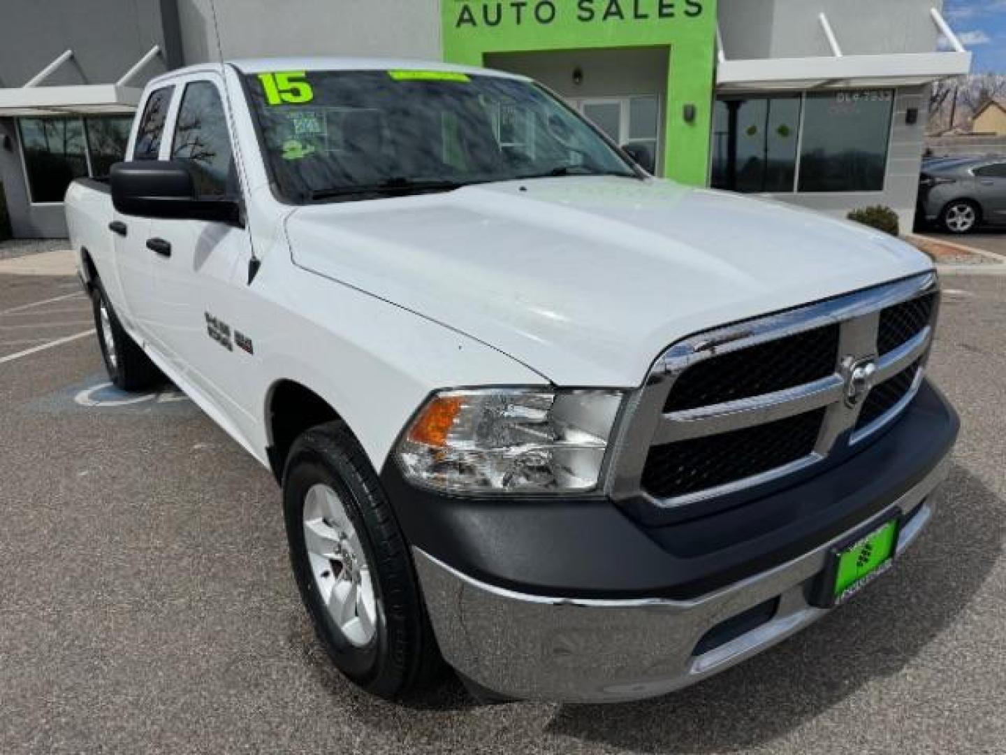 2015 White RAM 1500 Tradesman Quad Cab 4WD (1C6RR7FT7FS) with an 5.7L V8 OHV 16V engine, 8-Speed Automatic transmission, located at 1865 East Red Hills Pkwy, St. George, 84770, (435) 628-0023, 37.120850, -113.543640 - Photo#1