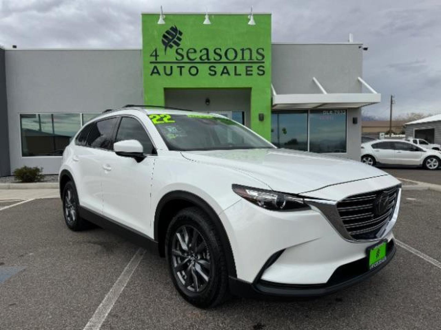 2022 Snowflake White Pearl Mica /Sand Mazda CX-9 Touring (JM3TCBCY4N0) with an 2.5L L4 DOHC 16V engine, 6-Speed Automatic transmission, located at 1865 East Red Hills Pkwy, St. George, 84770, (435) 628-0023, 37.120850, -113.543640 - Photo#0