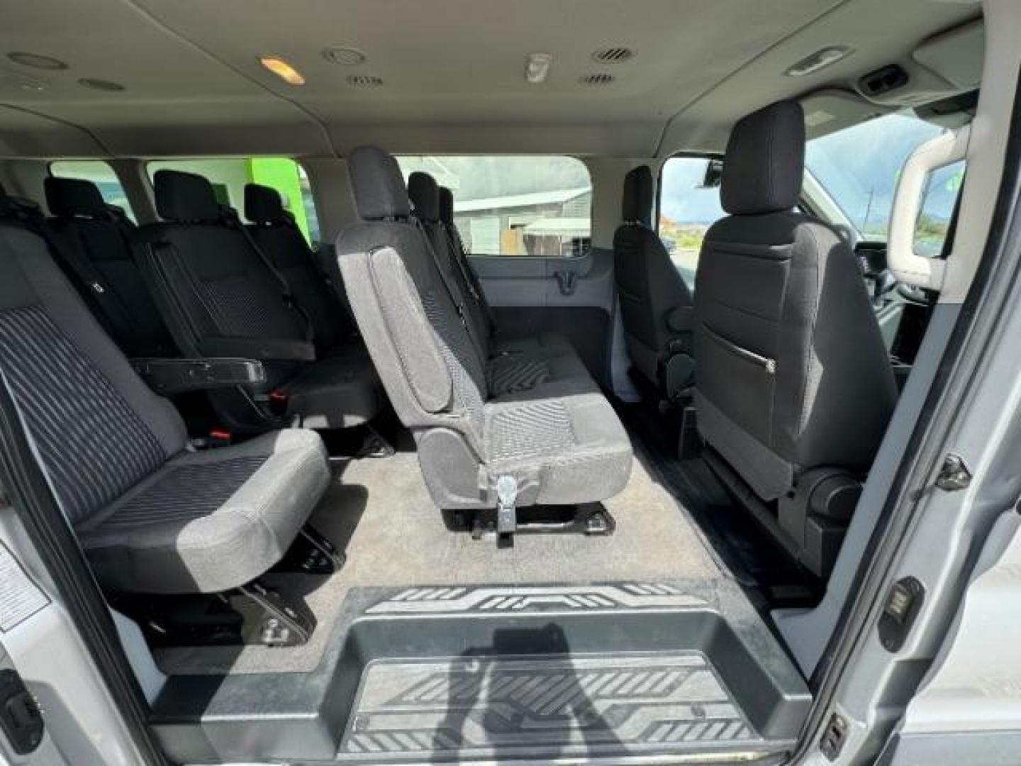 2018 Silver /Black Interior Ford Transit 350 Wagon Low Roof XL w/Sliding Pass. 148-in. WB (1FBZX2YM9JK) with an 3.7L V6 DOHC 24V engine, 6-Speed Automatic transmission, located at 1865 East Red Hills Pkwy, St. George, 84770, (435) 628-0023, 37.120850, -113.543640 - We specialize in helping ALL people get the best financing available. No matter your credit score, good, bad or none we can get you an amazing rate. Had a bankruptcy, divorce, or repossessions? We give you the green light to get your credit back on the road. Low down and affordable payments that fit - Photo#31