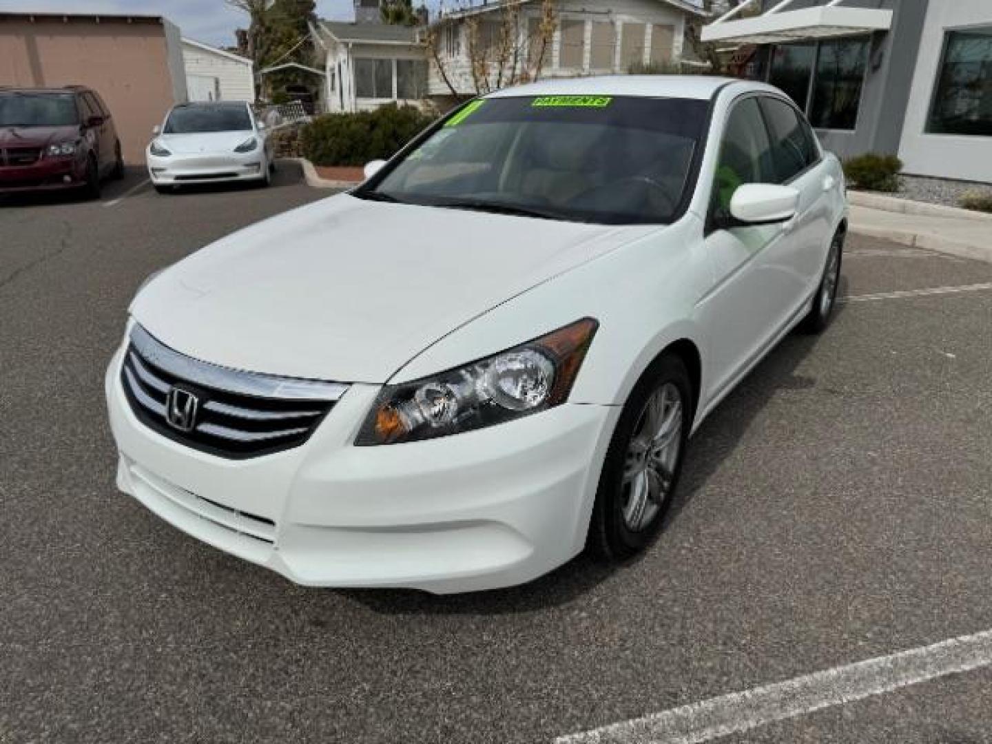 2011 Taffeta White /Ivory Cloth Interior Honda Accord LX Sedan AT (1HGCP2F30BA) with an 2.4L L4 DOHC 16V engine, 5-Speed Automatic transmission, located at 940 North Main Street, Cedar City, UT, 84720, (435) 628-0023, 37.692936, -113.061897 - Photo#3