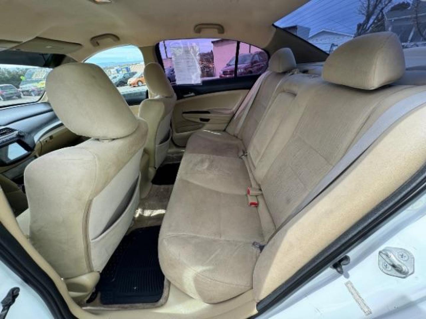 2011 Taffeta White /Ivory Cloth Interior Honda Accord LX Sedan AT (1HGCP2F30BA) with an 2.4L L4 DOHC 16V engine, 5-Speed Automatic transmission, located at 940 North Main Street, Cedar City, UT, 84720, (435) 628-0023, 37.692936, -113.061897 - Photo#27