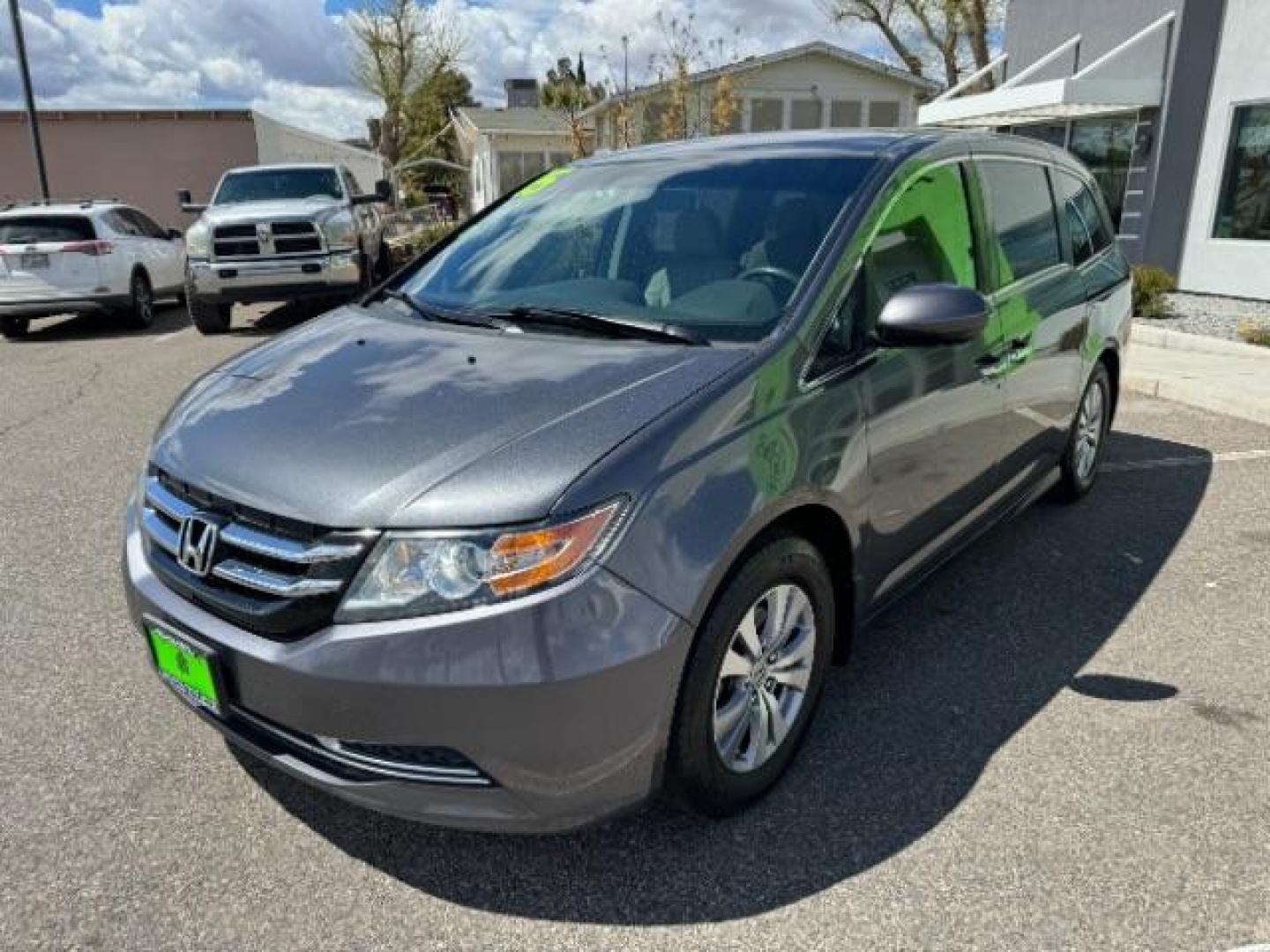 2015 Alabaster Silver Metallic Honda Odyssey EX (5FNRL5H46FB) with an 3.5L V6 SOHC 24V engine, 6-Speed Automatic transmission, located at 940 North Main Street, Cedar City, UT, 84720, (435) 628-0023, 37.692936, -113.061897 - Photo#3