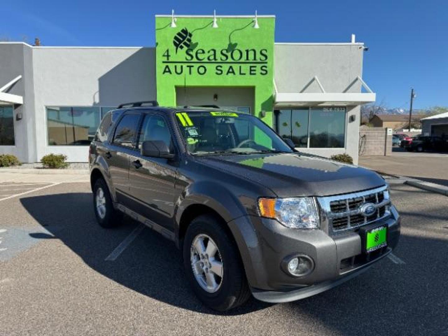 2011 Sterling Grey Metallic /Camel Cloth Interior Ford Escape XLT FWD (1FMCU0D7XBK) with an 2.5L L4 DOHC 16V engine, 6-Speed Automatic transmission, located at 1865 East Red Hills Pkwy, St. George, 84770, (435) 628-0023, 37.120850, -113.543640 - We specialize in helping ALL people get the best financing available. No matter your credit score, good, bad or none we can get you an amazing rate. Had a bankruptcy, divorce, or repossessions? We give you the green light to get your credit back on the road. Low down and affordable payments that fit - Photo#0