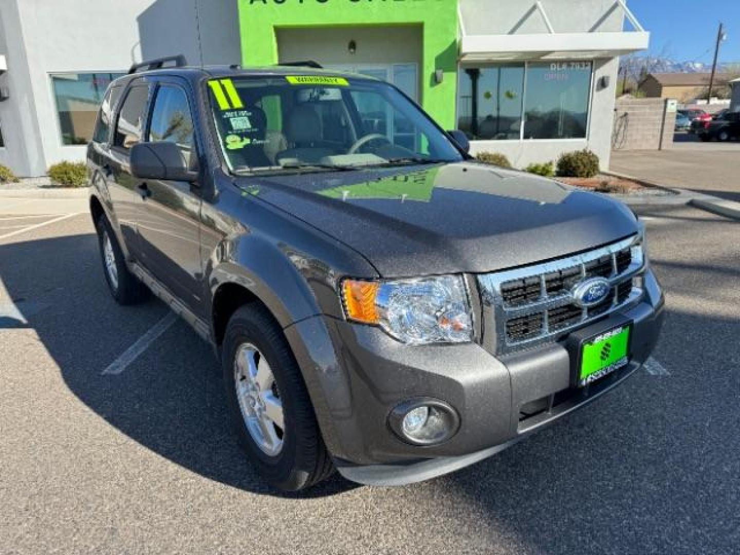 2011 Sterling Grey Metallic /Camel Cloth Interior Ford Escape XLT FWD (1FMCU0D7XBK) with an 2.5L L4 DOHC 16V engine, 6-Speed Automatic transmission, located at 1865 East Red Hills Pkwy, St. George, 84770, (435) 628-0023, 37.120850, -113.543640 - We specialize in helping ALL people get the best financing available. No matter your credit score, good, bad or none we can get you an amazing rate. Had a bankruptcy, divorce, or repossessions? We give you the green light to get your credit back on the road. Low down and affordable payments that fit - Photo#1