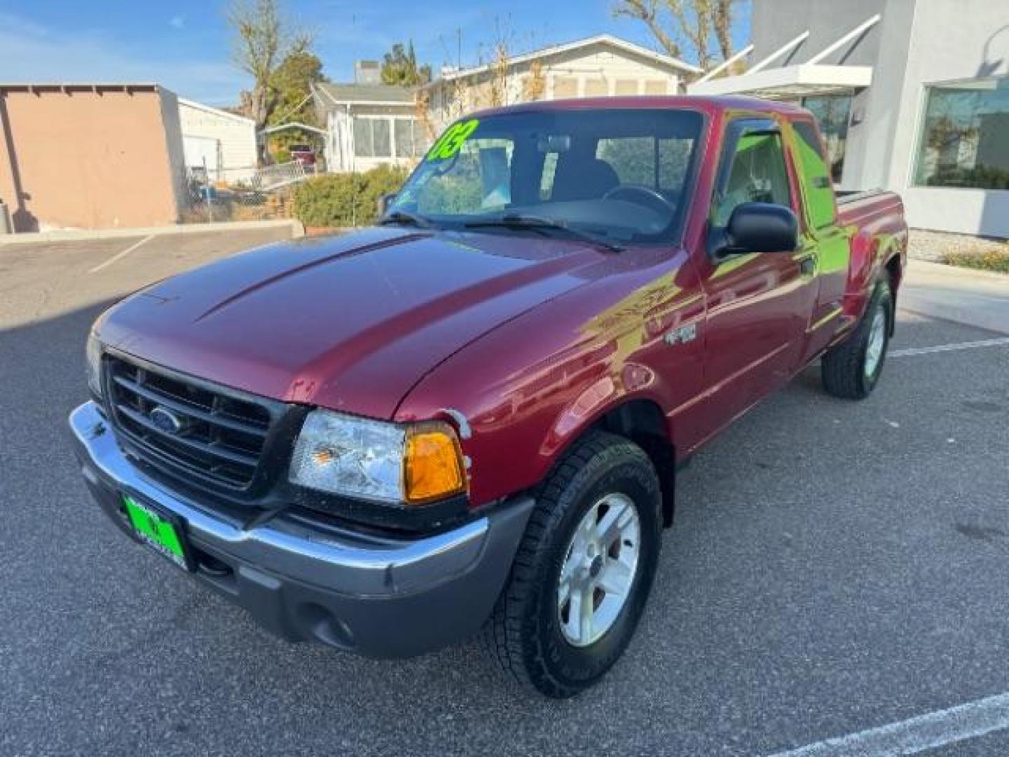 2003 MAROON /Dark Graphite Cloth Interior Ford Ranger XLT SuperCab 4WD - 389A (1FTZR45E53P) with an 4.0L V6 SOHC 12V engine, located at 940 North Main Street, Cedar City, UT, 84720, (435) 628-0023, 37.692936, -113.061897 - Photo#3