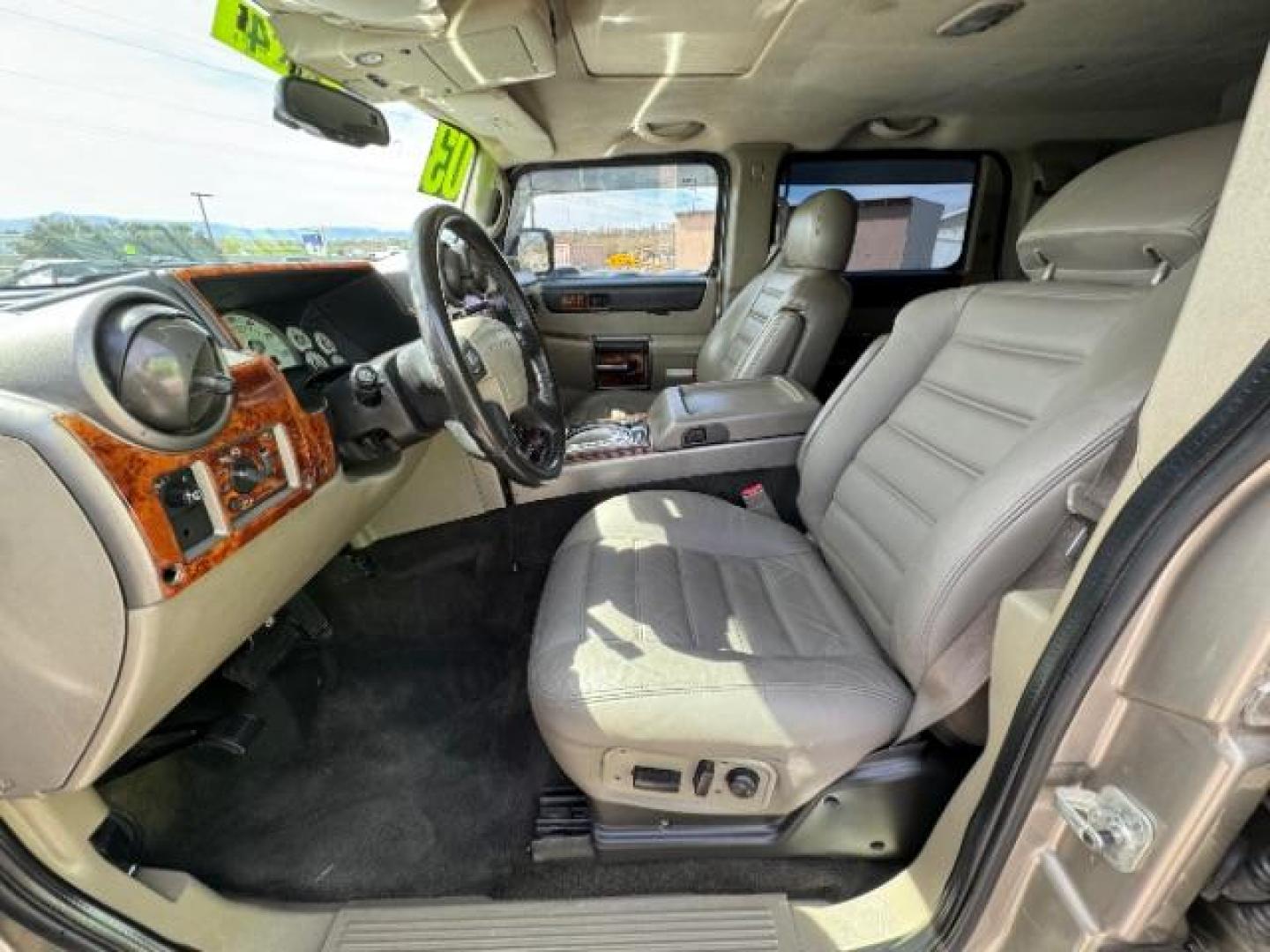 2003 Pewter Metallic /Wheat Leather Interior Hummer H2 Sport Utility (5GRGN23U73H) with an 6.0L V8 OHV 16V engine, 4-Speed Automatic transmission, located at 1865 East Red Hills Pkwy, St. George, 84770, (435) 628-0023, 37.120850, -113.543640 - We specialize in helping ALL people get the best financing available. No matter your credit score, good, bad or none we can get you an amazing rate. Had a bankruptcy, divorce, or repossessions? We give you the green light to get your credit back on the road. Low down and affordable payments that fit - Photo#19