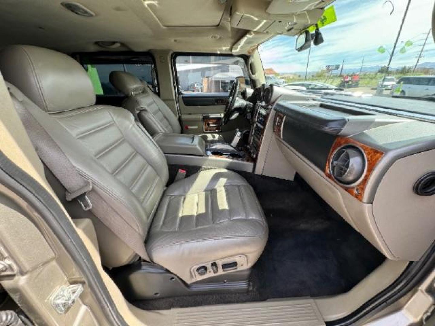 2003 Pewter Metallic /Wheat Leather Interior Hummer H2 Sport Utility (5GRGN23U73H) with an 6.0L V8 OHV 16V engine, 4-Speed Automatic transmission, located at 1865 East Red Hills Pkwy, St. George, 84770, (435) 628-0023, 37.120850, -113.543640 - We specialize in helping ALL people get the best financing available. No matter your credit score, good, bad or none we can get you an amazing rate. Had a bankruptcy, divorce, or repossessions? We give you the green light to get your credit back on the road. Low down and affordable payments that fit - Photo#39