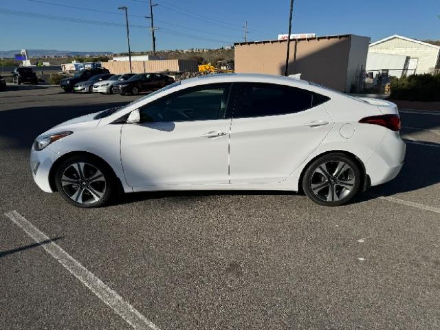 2015 Monaco White /Black Hyundai Elantra Sport 6AT (KMHDH4AHXFU) with an 2.0L L4 DOHC 16V engine, 6-Speed Automatic transmission, located at 1865 East Red Hills Pkwy, St. George, 84770, (435) 628-0023, 37.120850, -113.543640 - Photo#5