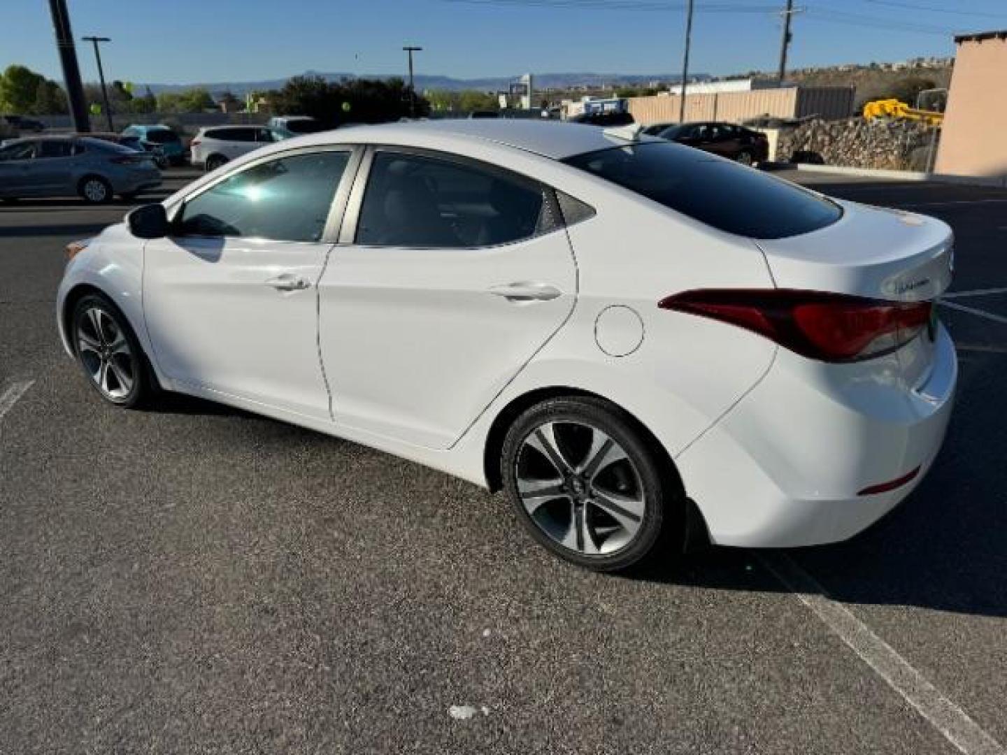 2015 Monaco White /Black Hyundai Elantra Sport 6AT (KMHDH4AHXFU) with an 2.0L L4 DOHC 16V engine, 6-Speed Automatic transmission, located at 1865 East Red Hills Pkwy, St. George, 84770, (435) 628-0023, 37.120850, -113.543640 - Photo#6