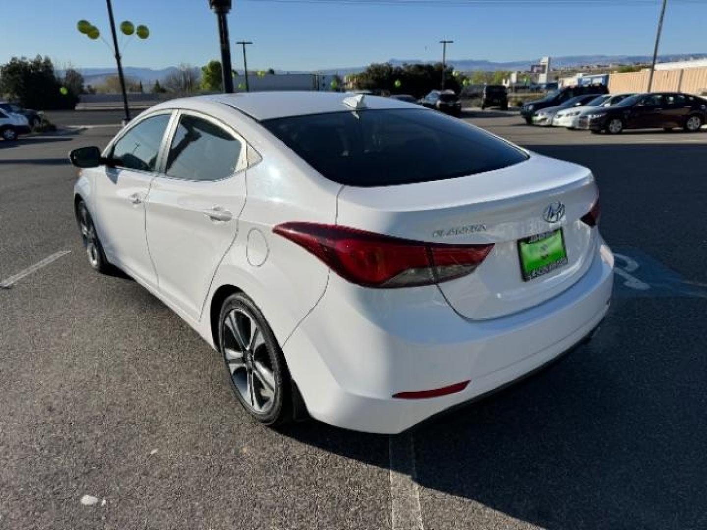 2015 Monaco White /Black Hyundai Elantra Sport 6AT (KMHDH4AHXFU) with an 2.0L L4 DOHC 16V engine, 6-Speed Automatic transmission, located at 1865 East Red Hills Pkwy, St. George, 84770, (435) 628-0023, 37.120850, -113.543640 - Photo#7