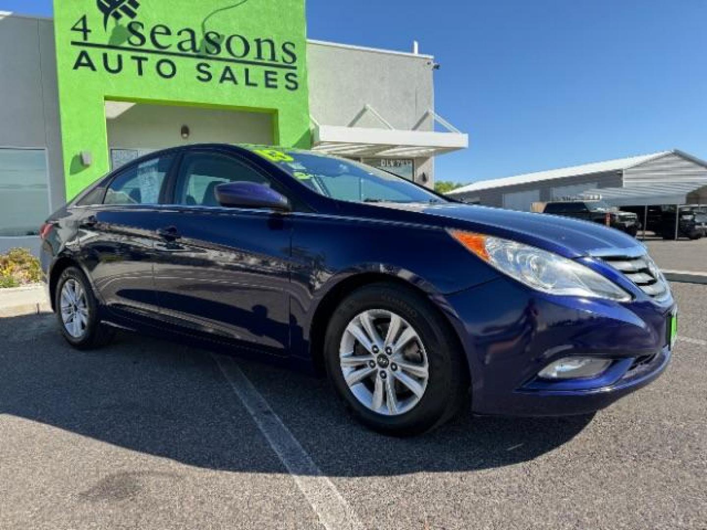 2013 indigo /Black Cloth Interior Hyundai Sonata GLS (5NPEB4AC7DH) with an 2.4L L4 DOHC 16V engine, 6-Speed Automatic transmission, located at 1865 East Red Hills Pkwy, St. George, 84770, (435) 628-0023, 37.120850, -113.543640 - Photo#8