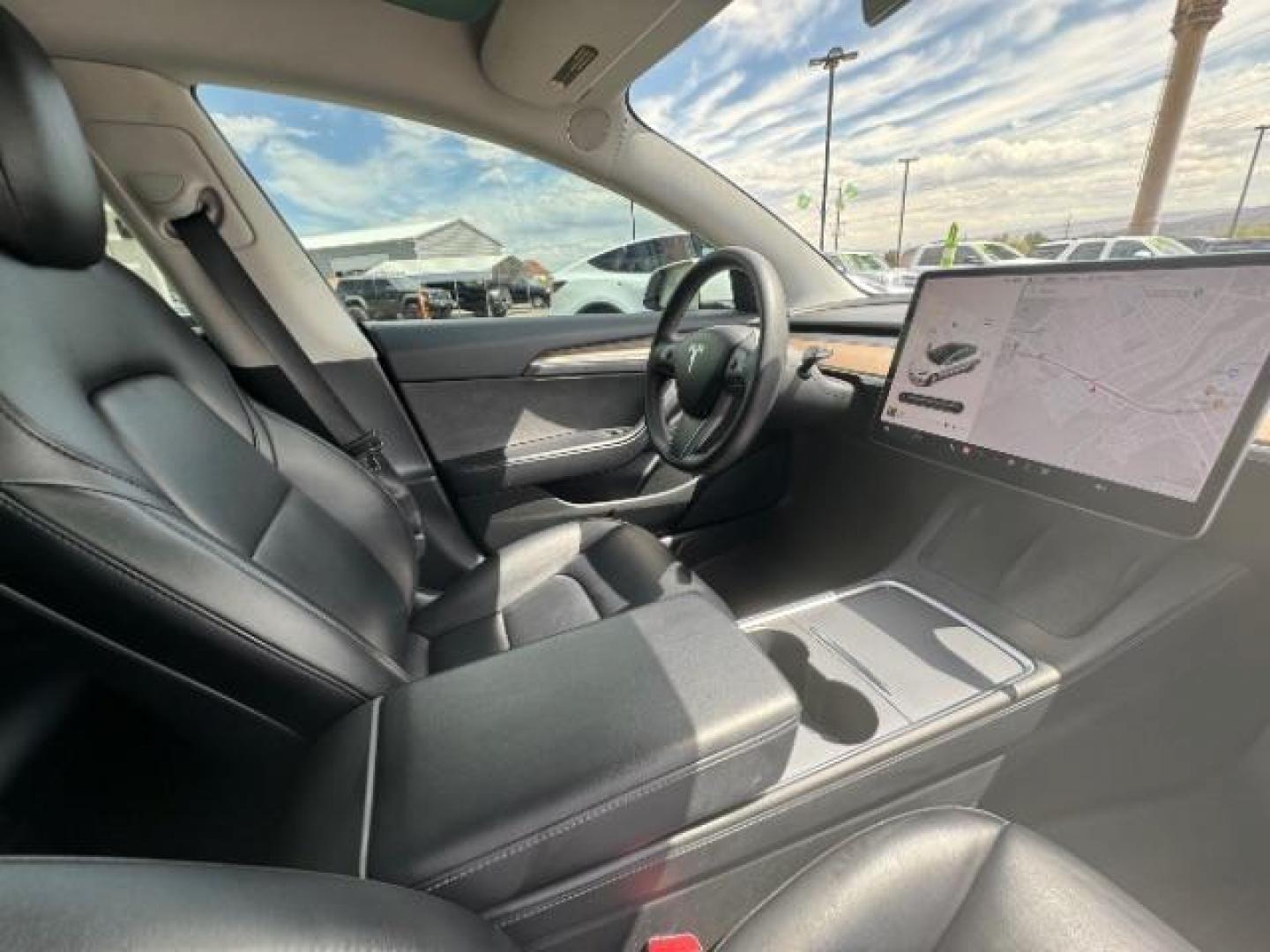 2022 Pearl White Multi-Coat /All Black Tesla Model 3 Standard Range Plus (5YJ3E1EA5NF) with an ELECTRIC engine, 1-Speed Automatic transmission, located at 1865 East Red Hills Pkwy, St. George, 84770, (435) 628-0023, 37.120850, -113.543640 - Sold - But we can special order you any Tesla from our large network of preowned electric vehicles. Call us to discuss current pricing and inventory. - Photo#32