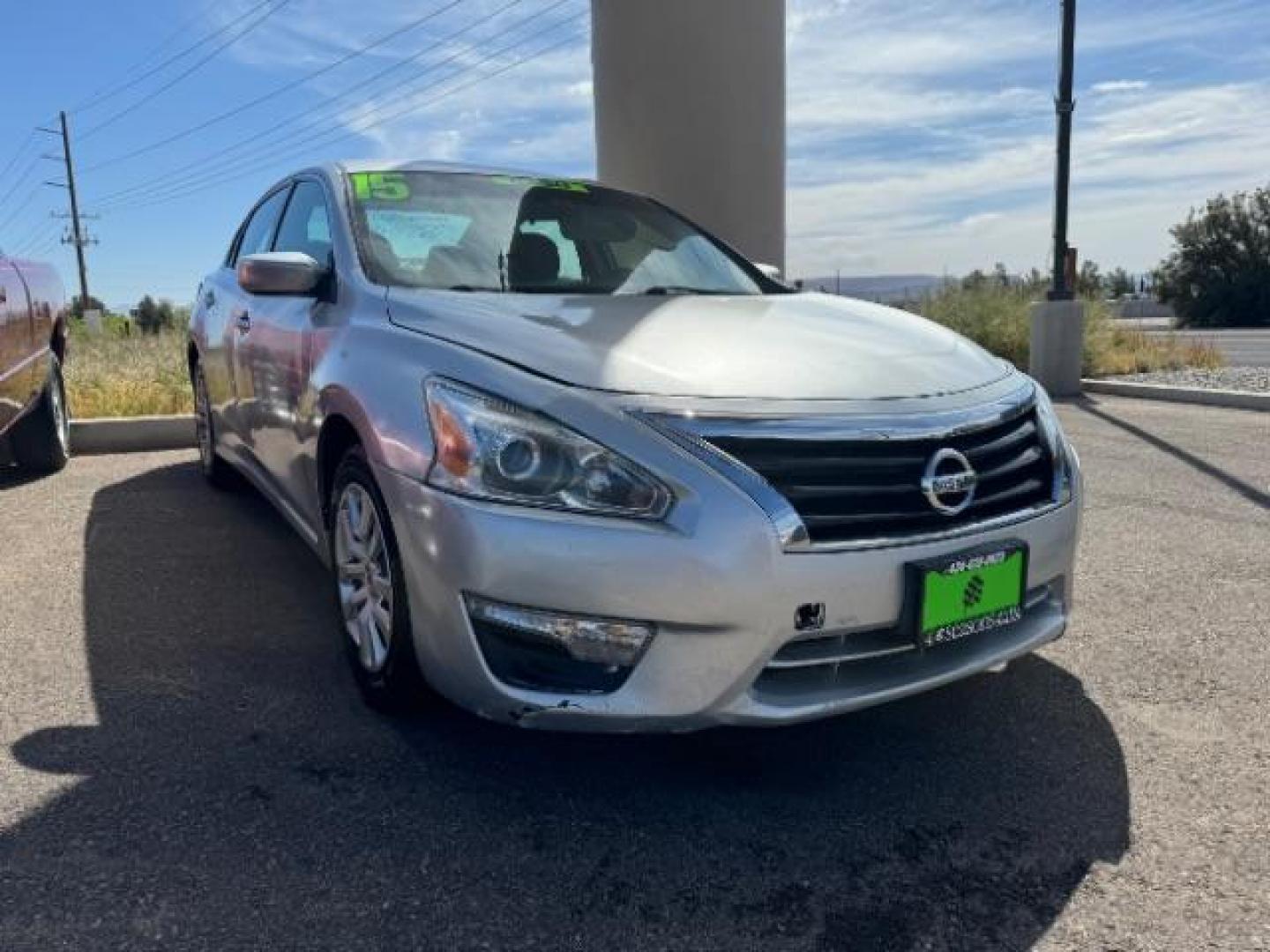 2015 Brilliant Silver /Charcoal Nissan Altima 2.5 S (1N4AL3AP0FC) with an 2.5L L4 DOHC 16V engine, Continuously Variable Transmission transmission, located at 1865 East Red Hills Pkwy, St. George, 84770, (435) 628-0023, 37.120850, -113.543640 - Photo#0