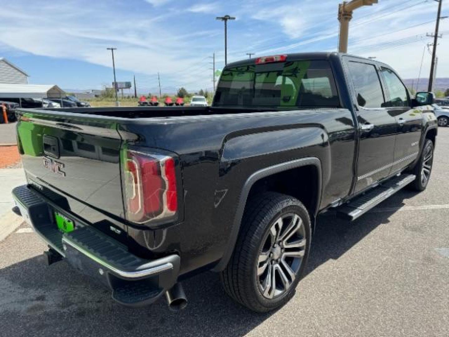 2016 Onyx Black /Jet Black, leather GMC Sierra 1500 SLT Crew Cab Long Box 4WD (3GTU2NEC5GG) with an 5.3L V8 OHV 16V engine, 6-Speed Automatic transmission, located at 1865 East Red Hills Pkwy, St. George, 84770, (435) 628-0023, 37.120850, -113.543640 - Photo#9