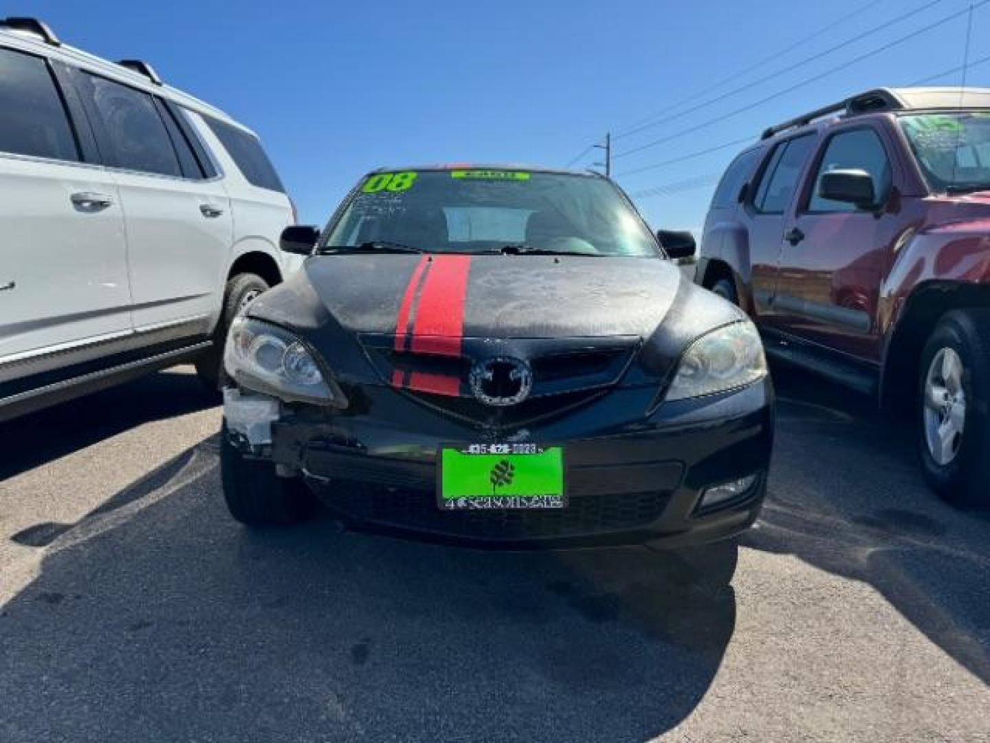 2008 Black Mica /Gray Cloth Interior Mazda MAZDA3 s Sport 5-Door (JM1BK343X81) with an 2.3L L4 DOHC 16V engine, located at 1865 East Red Hills Pkwy, St. George, 84770, (435) 628-0023, 37.120850, -113.543640 - Photo#1