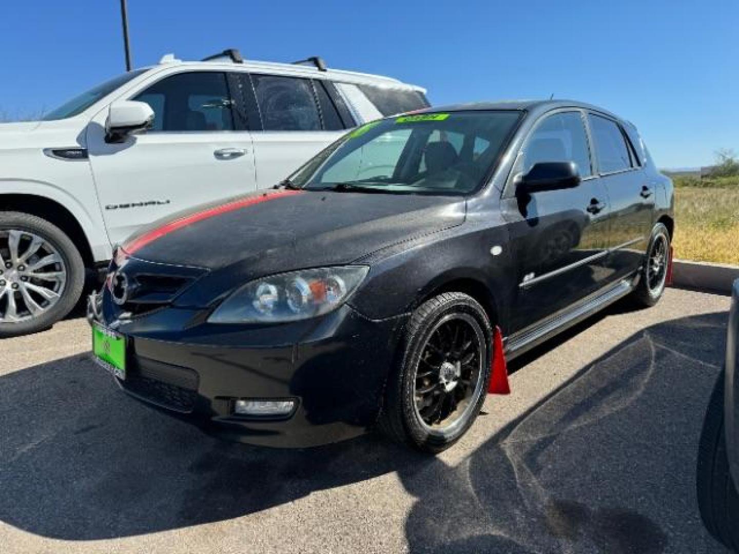 2008 Black Mica /Gray Cloth Interior Mazda MAZDA3 s Sport 5-Door (JM1BK343X81) with an 2.3L L4 DOHC 16V engine, located at 1865 East Red Hills Pkwy, St. George, 84770, (435) 628-0023, 37.120850, -113.543640 - Photo#2