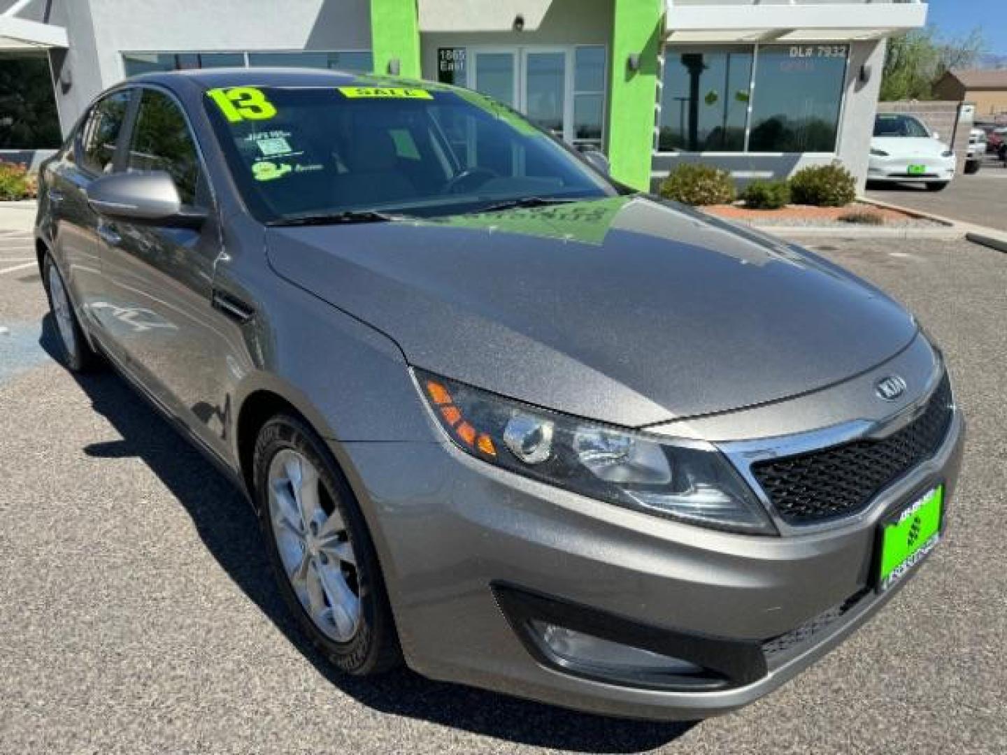 2013 Satin Metal Metallic /Gray Leather Interior Kia Optima EX (5XXGN4A72DG) with an 2.4L L4 DOHC 16V engine, 6-Speed Automatic transmission, located at 1865 East Red Hills Pkwy, St. George, 84770, (435) 628-0023, 37.120850, -113.543640 - Photo#1