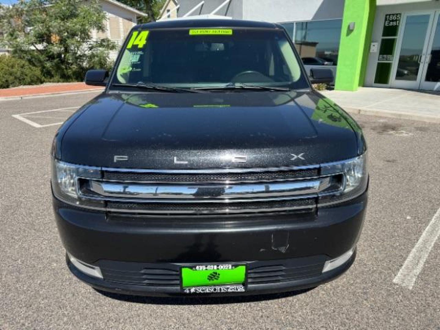 2014 Tuxedo Black Metallic /Charcoal Black Ford Flex SEL FWD (2FMGK5C88EB) with an 3.5L V6 DOHC 24V engine, 6-Speed Automatic Overdrive transmission, located at 940 North Main Street, Cedar City, UT, 84720, (435) 628-0023, 37.692936, -113.061897 - We specialize in helping ALL people get the best financing available. No matter your credit score, good, bad or none we can get you an amazing rate. Had a bankruptcy, divorce, or repossessions? We give you the green light to get your credit back on the road. Low down and affordable payments that fit - Photo#2