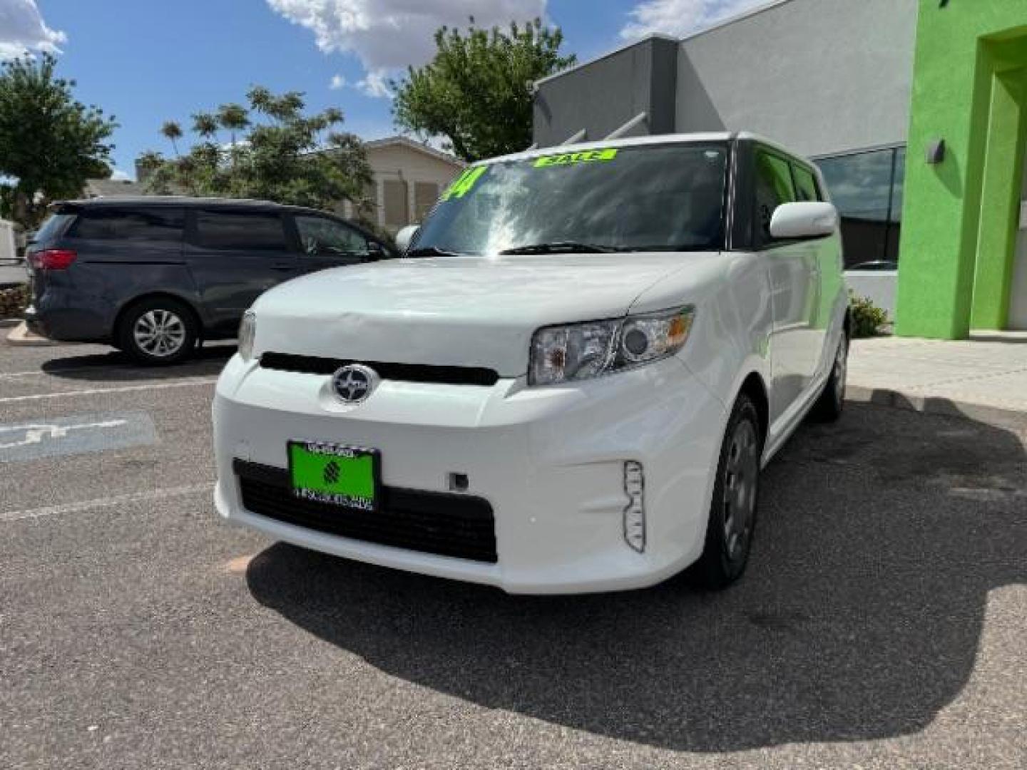 2014 Super White /Dark Charcoal Scion xB 5-Door Wagon 4-Spd AT (JTLZE4FE4EJ) with an 2.4L L4 DOHC 16V engine, 4-Speed Automatic transmission, located at 940 North Main Street, Cedar City, UT, 84720, (435) 628-0023, 37.692936, -113.061897 - We specialize in helping ALL people get the best financing available. No matter your credit score, good, bad or none we can get you an amazing rate. Had a bankruptcy, divorce, or repossessions? We give you the green light to get your credit back on the road. Low down and affordable payments that fit - Photo#2