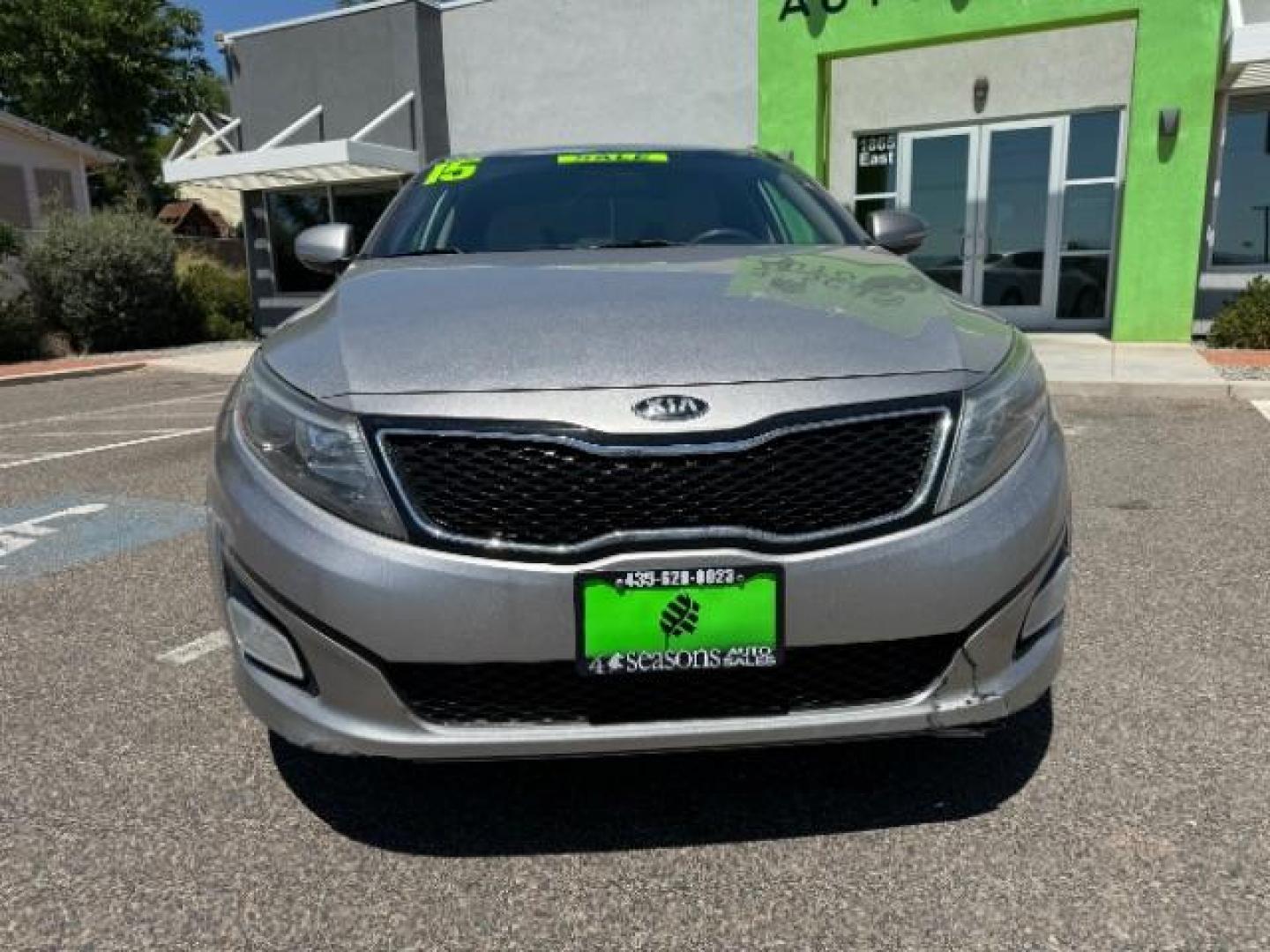 2015 Satin Metal /Beige Kia Optima LX (5XXGM4A71FG) with an 2.4L L4 DOHC 16V engine, 6-Speed Automatic transmission, located at 1865 East Red Hills Pkwy, St. George, 84770, (435) 628-0023, 37.120850, -113.543640 - We specialize in helping ALL people get the best financing available. No matter your credit score, good, bad or none we can get you an amazing rate. Had a bankruptcy, divorce, or repossessions? We give you the green light to get your credit back on the road. Low down and affordable payments that fit - Photo#1