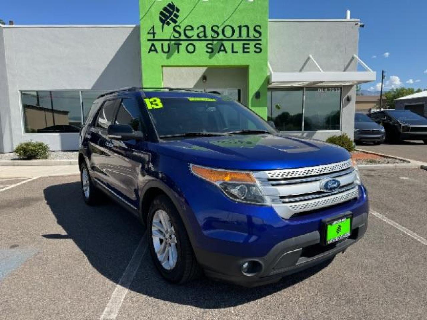 2013 Deep Impact Blue Metallic /Charcoal Black Cloth Interior Ford Explorer XLT 4WD (1FM5K8D8XDG) with an 3.5L V6 DOHC 24V engine, 6-Speed Automatic transmission, located at 1865 East Red Hills Pkwy, St. George, 84770, (435) 628-0023, 37.120850, -113.543640 - We specialize in helping ALL people get the best financing available. No matter your credit score, good, bad or none we can get you an amazing rate. Had a bankruptcy, divorce, or repossessions? We give you the green light to get your credit back on the road. Low down and affordable payments that fit - Photo#0