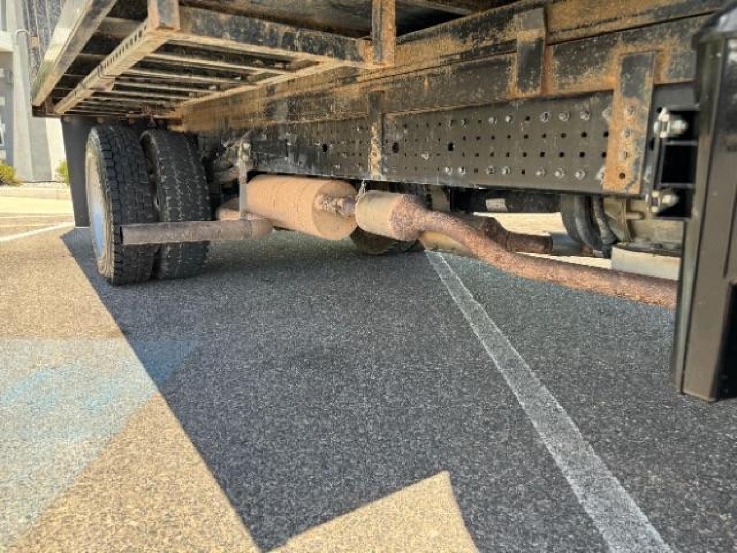 2020 White /Black Mitsubishi Fuso FE180 (4UZCXE119LG) with an 6L engine, Automatic transmission, located at 1865 East Red Hills Pkwy, St. George, 84770, (435) 628-0023, 37.120850, -113.543640 - Fuso FE180 dump truck. 26k miles. Runs a drives great! FE180 Dump Truck is a powerful and versatile commercial vehicle with a GVWR of 17,995 pounds. It is powered by the GMC 6.0L turbocharged V8 gas engine paired with an Allison 6-speed automatic transmission. Standard features include air conditi - Photo#15