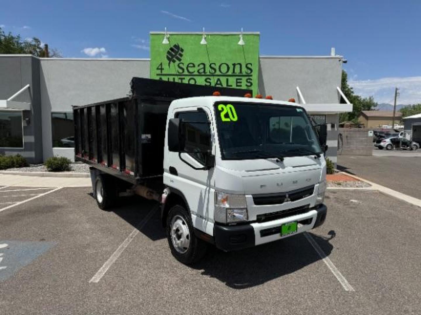 2020 White /Black Mitsubishi Fuso FE180 (4UZCXE11XLG) with an 6L engine, Automatic transmission, located at 1865 East Red Hills Pkwy, St. George, 84770, (435) 628-0023, 37.120850, -113.543640 - Photo#0