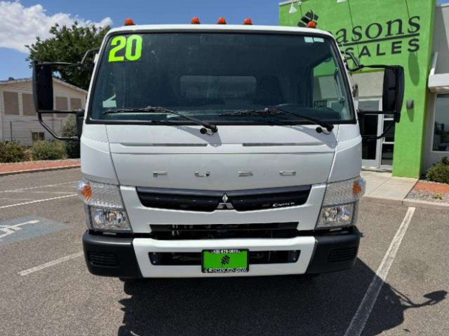 2020 White /Black Mitsubishi Fuso FE180 (4UZCXE11XLG) with an 6L engine, Automatic transmission, located at 1865 East Red Hills Pkwy, St. George, 84770, (435) 628-0023, 37.120850, -113.543640 - Photo#2