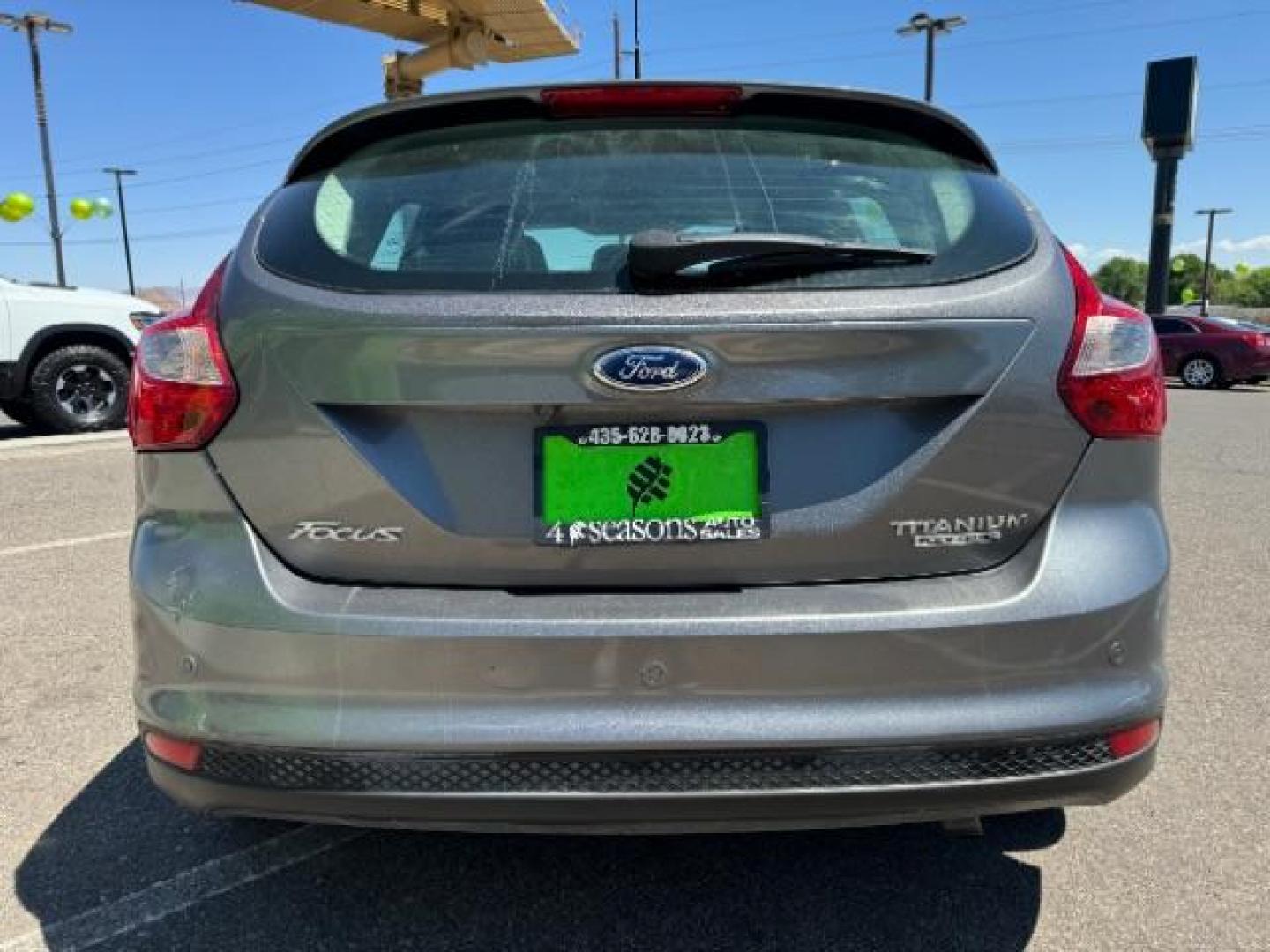 2013 Gray /Charcoal Black Ford Focus Titanium Hatch (1FADP3N23DL) with an 2.0L L4 DOHC 16V engine, 6-Speed Automatic transmission, located at 1865 East Red Hills Pkwy, St. George, 84770, (435) 628-0023, 37.120850, -113.543640 - Photo#5