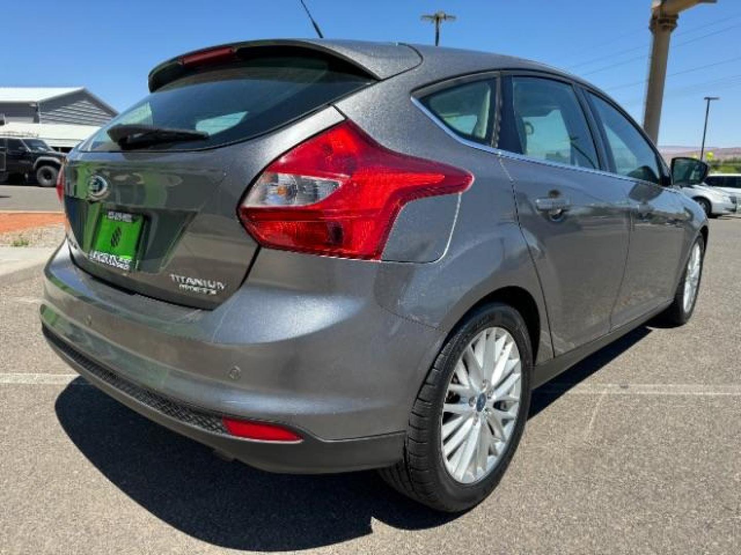 2013 Gray /Charcoal Black Ford Focus Titanium Hatch (1FADP3N23DL) with an 2.0L L4 DOHC 16V engine, 6-Speed Automatic transmission, located at 1865 East Red Hills Pkwy, St. George, 84770, (435) 628-0023, 37.120850, -113.543640 - Photo#6