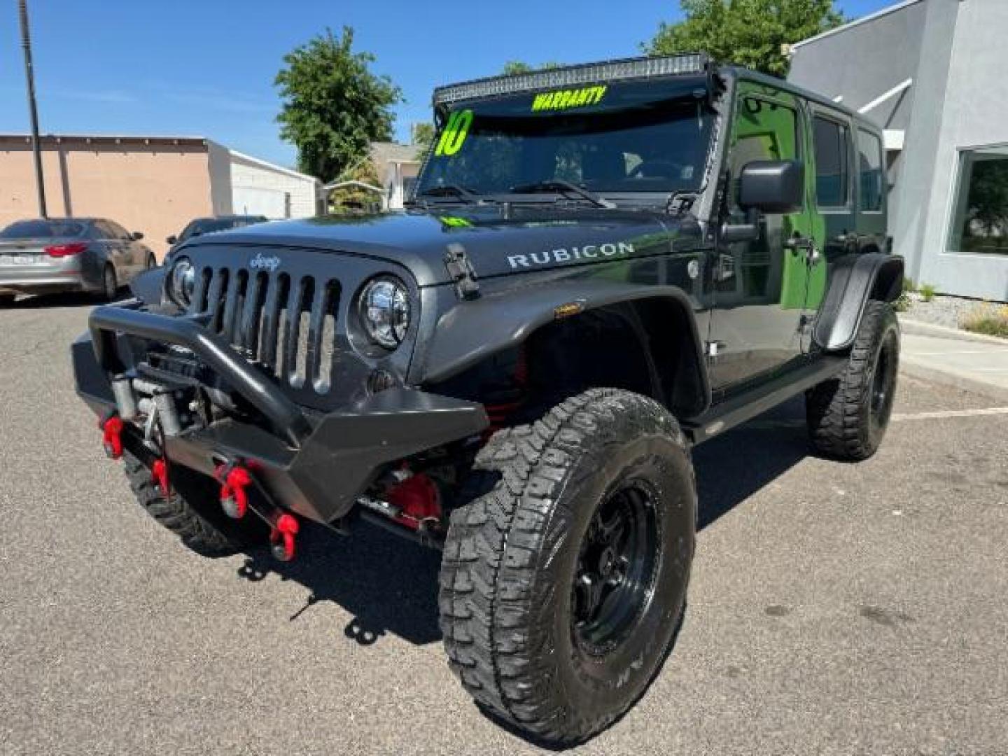 2010 Dark Charcoal Pearl with Black Hard Top /Dark Slate Gray/Medium Slate Gray Cloth Interior Jeep Wrangler Unlimited Rubicon 4WD (1J4BA6H12AL) with an 3.8L V6 OHV 12V engine, 4-Speed Automatic transmission, located at 940 North Main Street, Cedar City, UT, 84720, (435) 628-0023, 37.692936, -113.061897 - We specialize in helping ALL people get the best financing available. No matter your credit score, good, bad or none we can get you an amazing rate. Had a bankruptcy, divorce, or repossessions? We give you the green light to get your credit back on the road. Low down and affordable payments that fit - Photo#2