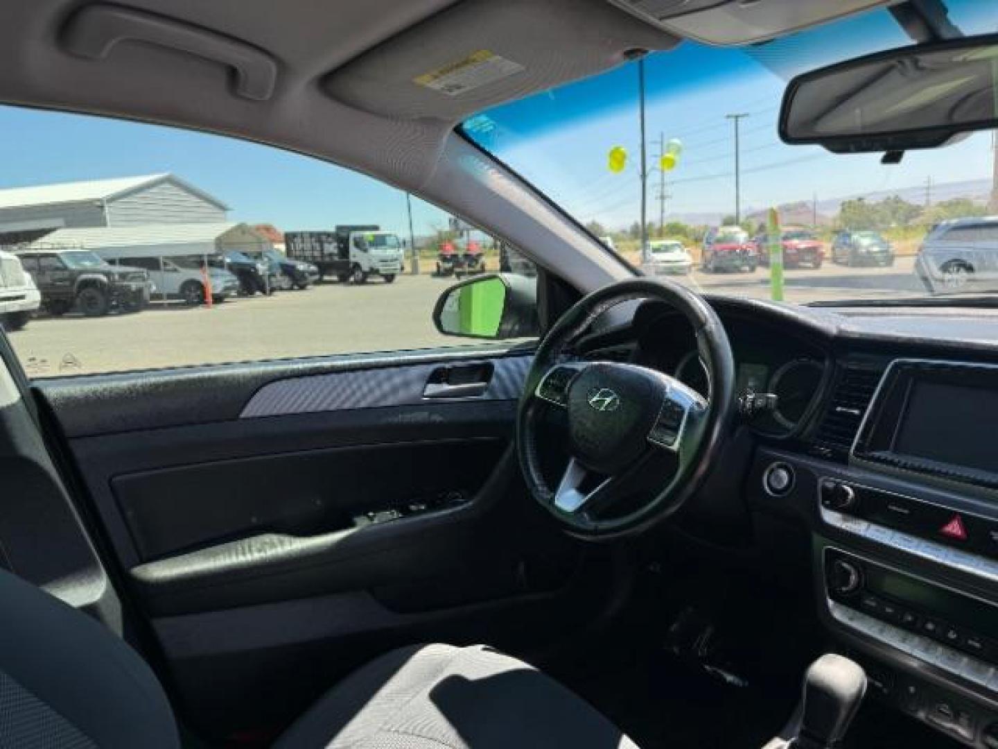 2019 Machine Gray /Black, leather/cloth Hyundai Sonata Sport (5NPE34AF9KH) with an 2.4L L4 DOHC 16V engine, 6-Speed Automatic transmission, located at 1865 East Red Hills Pkwy, St. George, 84770, (435) 628-0023, 37.120850, -113.543640 - We specialize in helping ALL people get the best financing available. No matter your credit score, good, bad or none we can get you an amazing rate. Had a bankruptcy, divorce, or repossessions? We give you the green light to get your credit back on the road. Low down and affordable payments that fit - Photo#27