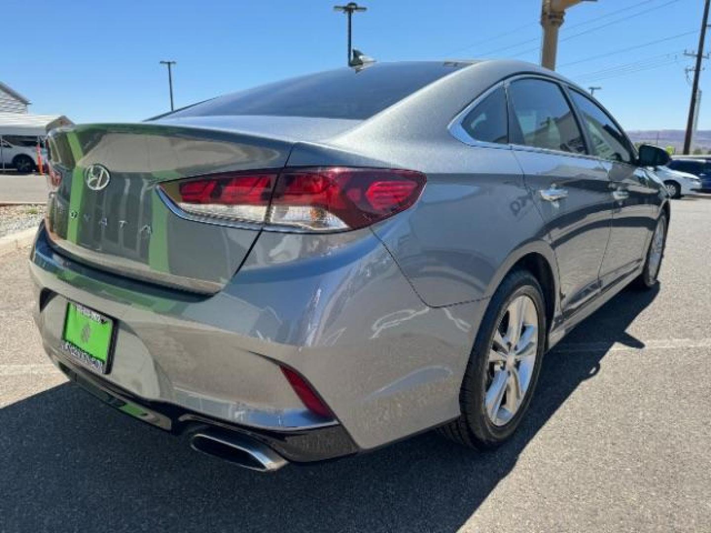 2019 Machine Gray /Black, leather/cloth Hyundai Sonata Sport (5NPE34AF9KH) with an 2.4L L4 DOHC 16V engine, 6-Speed Automatic transmission, located at 1865 East Red Hills Pkwy, St. George, 84770, (435) 628-0023, 37.120850, -113.543640 - We specialize in helping ALL people get the best financing available. No matter your credit score, good, bad or none we can get you an amazing rate. Had a bankruptcy, divorce, or repossessions? We give you the green light to get your credit back on the road. Low down and affordable payments that fit - Photo#6