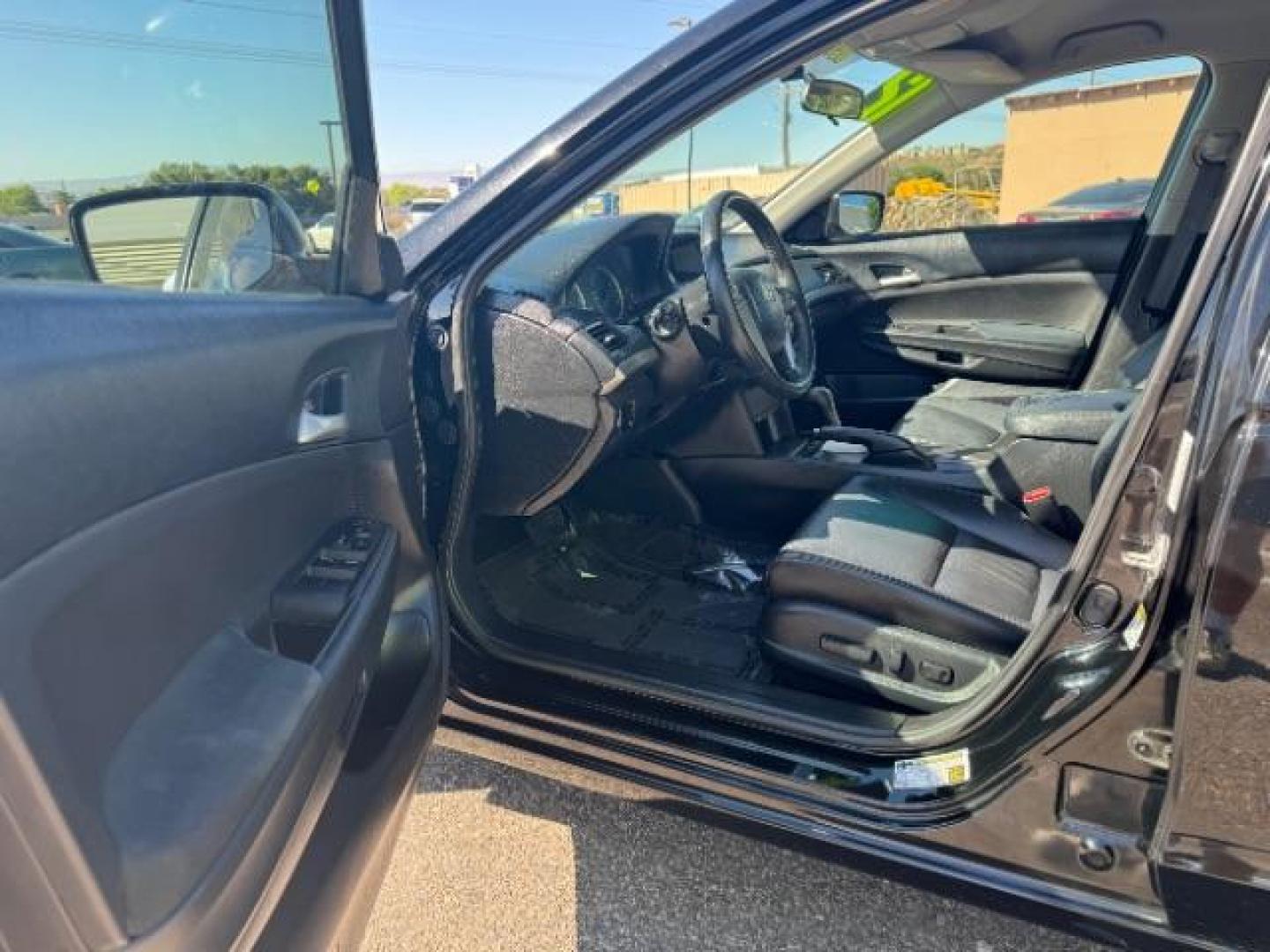 2012 Crystal Black Pearl /Black Leather Interior Honda Accord SE Sedan AT (1HGCP2F66CA) with an 2.4L L4 DOHC 16V engine, 5-Speed Automatic transmission, located at 1865 East Red Hills Pkwy, St. George, 84770, (435) 628-0023, 37.120850, -113.543640 - Photo#12