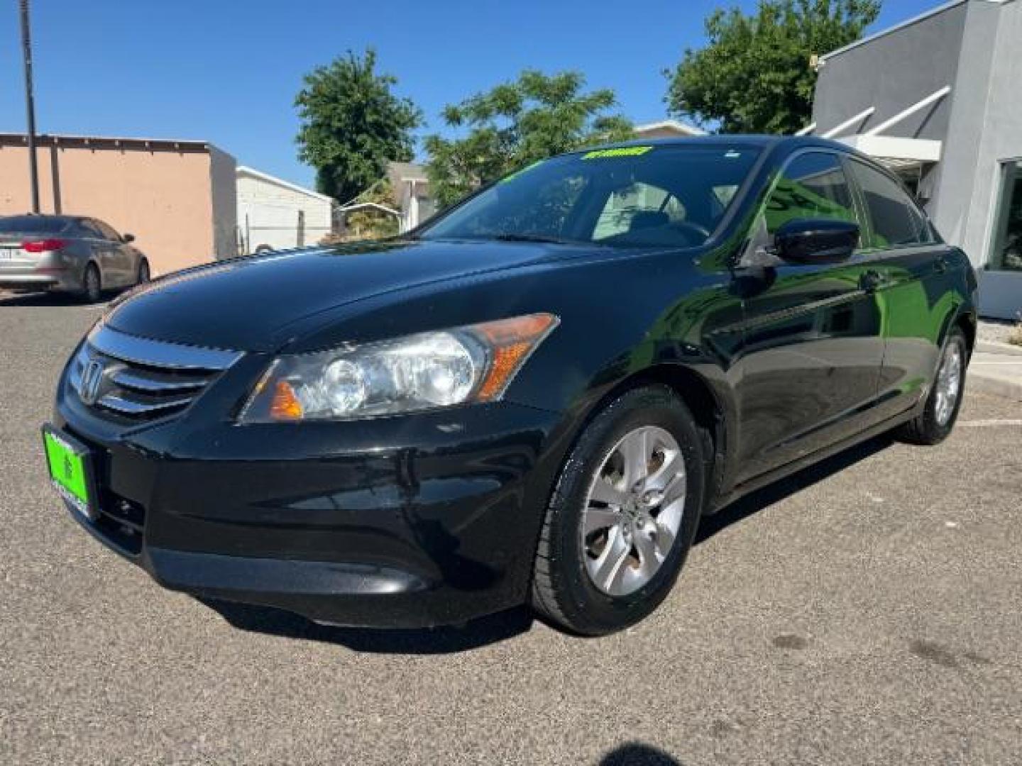 2012 Crystal Black Pearl /Black Leather Interior Honda Accord SE Sedan AT (1HGCP2F66CA) with an 2.4L L4 DOHC 16V engine, 5-Speed Automatic transmission, located at 1865 East Red Hills Pkwy, St. George, 84770, (435) 628-0023, 37.120850, -113.543640 - Photo#2