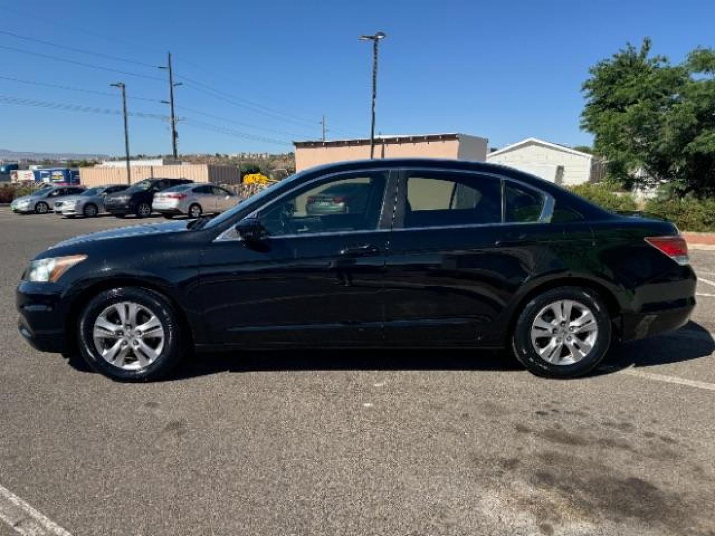 2012 Crystal Black Pearl /Black Leather Interior Honda Accord SE Sedan AT (1HGCP2F66CA) with an 2.4L L4 DOHC 16V engine, 5-Speed Automatic transmission, located at 1865 East Red Hills Pkwy, St. George, 84770, (435) 628-0023, 37.120850, -113.543640 - Photo#3