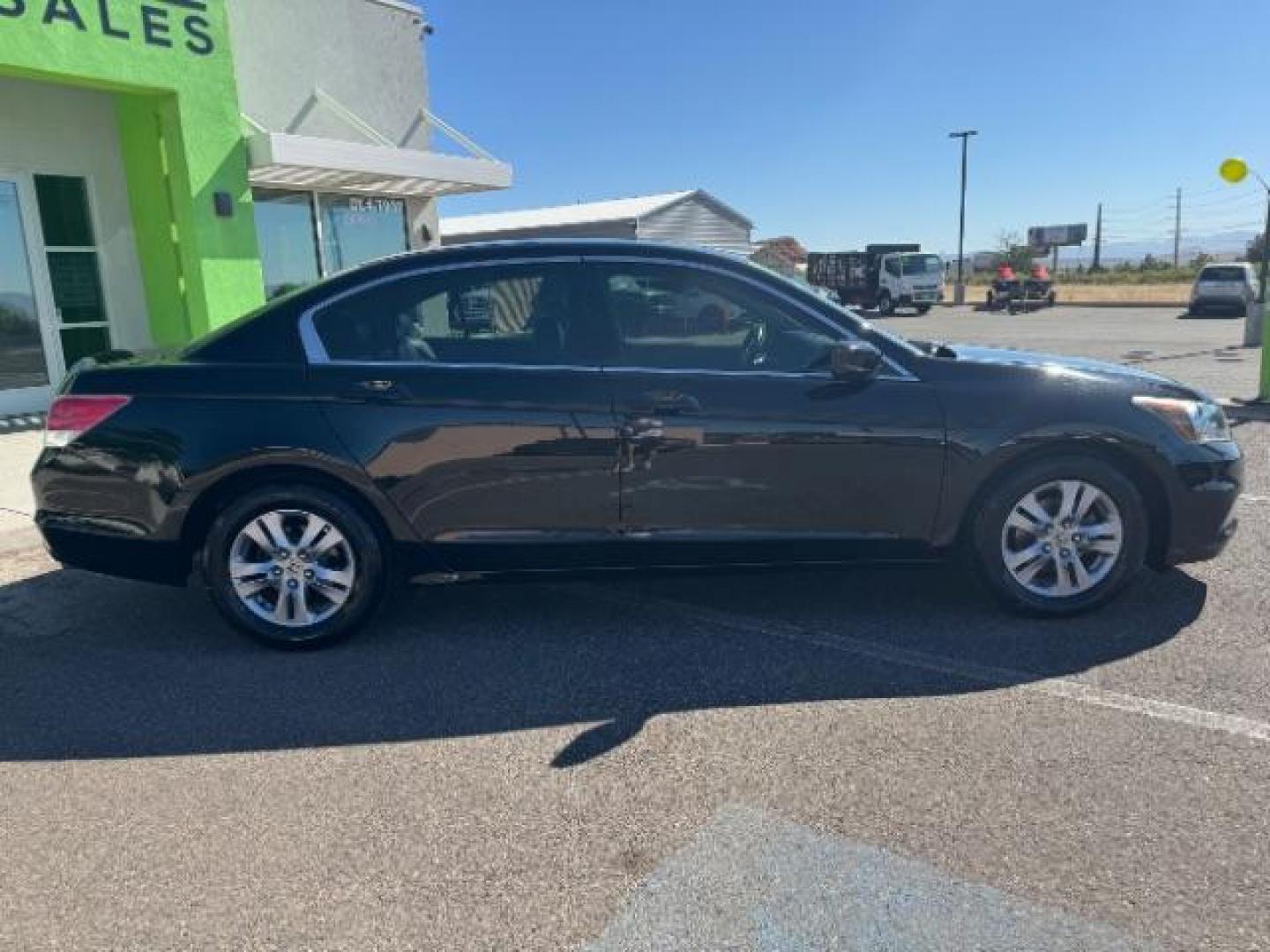 2012 Crystal Black Pearl /Black Leather Interior Honda Accord SE Sedan AT (1HGCP2F66CA) with an 2.4L L4 DOHC 16V engine, 5-Speed Automatic transmission, located at 1865 East Red Hills Pkwy, St. George, 84770, (435) 628-0023, 37.120850, -113.543640 - Photo#7