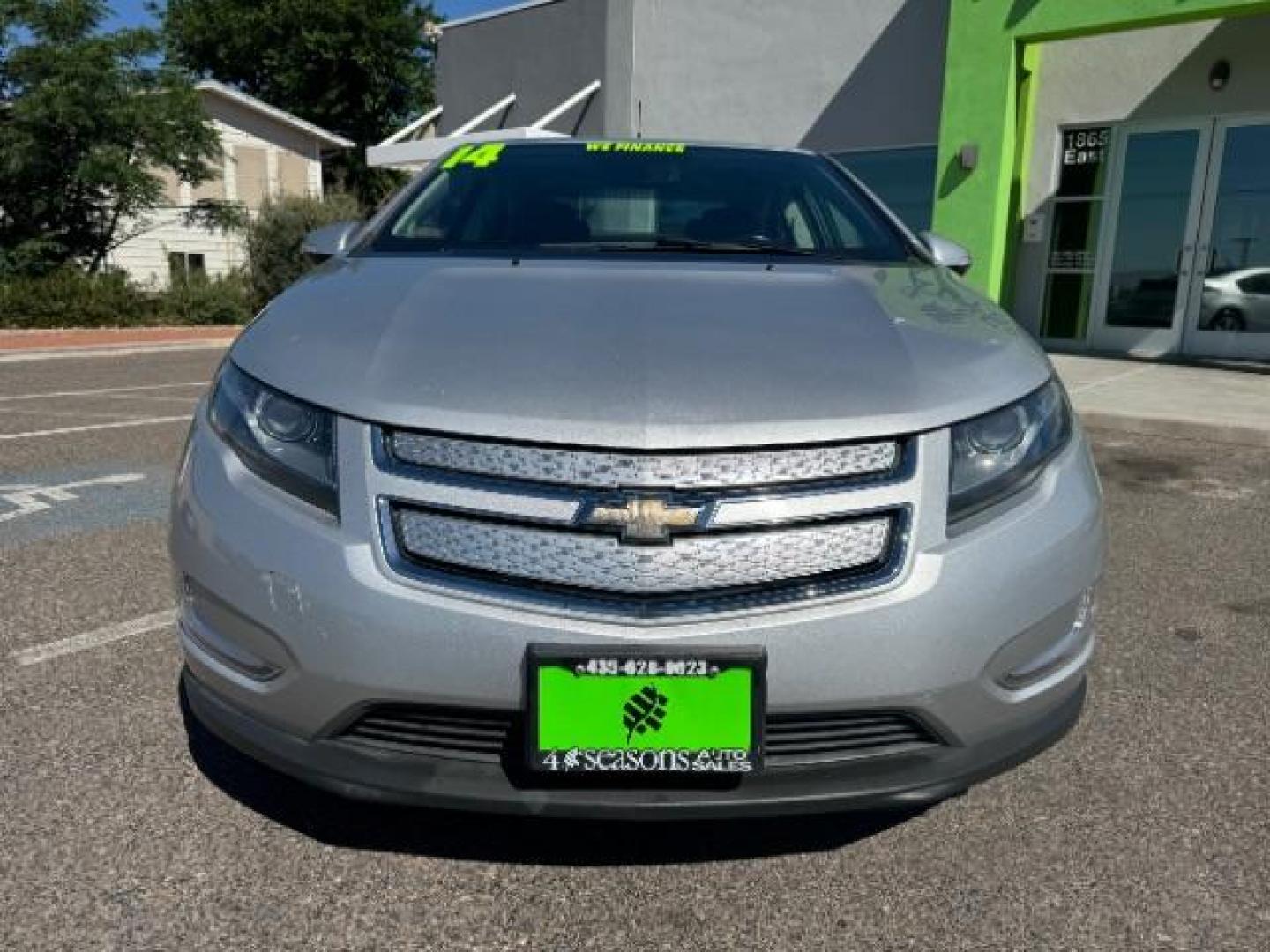 2014 Silver /Black Leather Interior Chevrolet Volt Premium w/ Navigation and LEP (1G1RH6E49EU) with an 1.4L L4 DOHC 16V PLUG-IN HYBRID engine, Continuously Variable Transmission transmission, located at 940 North Main Street, Cedar City, UT, 84720, (435) 628-0023, 37.692936, -113.061897 - Photo#1