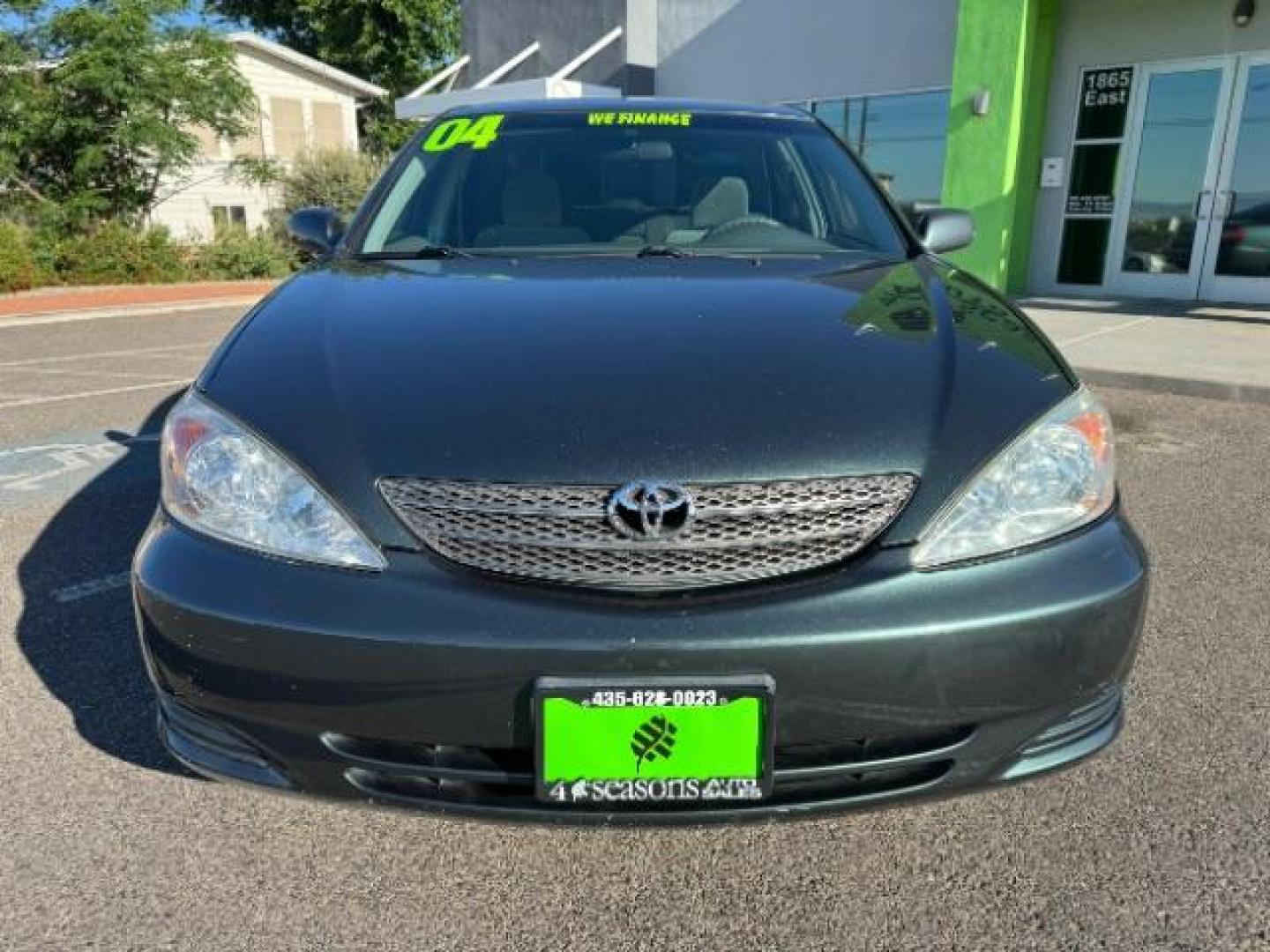 2004 Aspen Green Pearl /Stone Cloth Interior Toyota Camry LE V6 (4T1BF32K64U) with an 3.0L V6 DOHC 24V engine, 5-Speed Automatic transmission, located at 1865 East Red Hills Pkwy, St. George, 84770, (435) 628-0023, 37.120850, -113.543640 - We specialize in helping ALL people get the best financing available. No matter your credit score, good, bad or none we can get you an amazing rate. Had a bankruptcy, divorce, or repossessions? We give you the green light to get your credit back on the road. Low down and affordable payments that fit - Photo#1