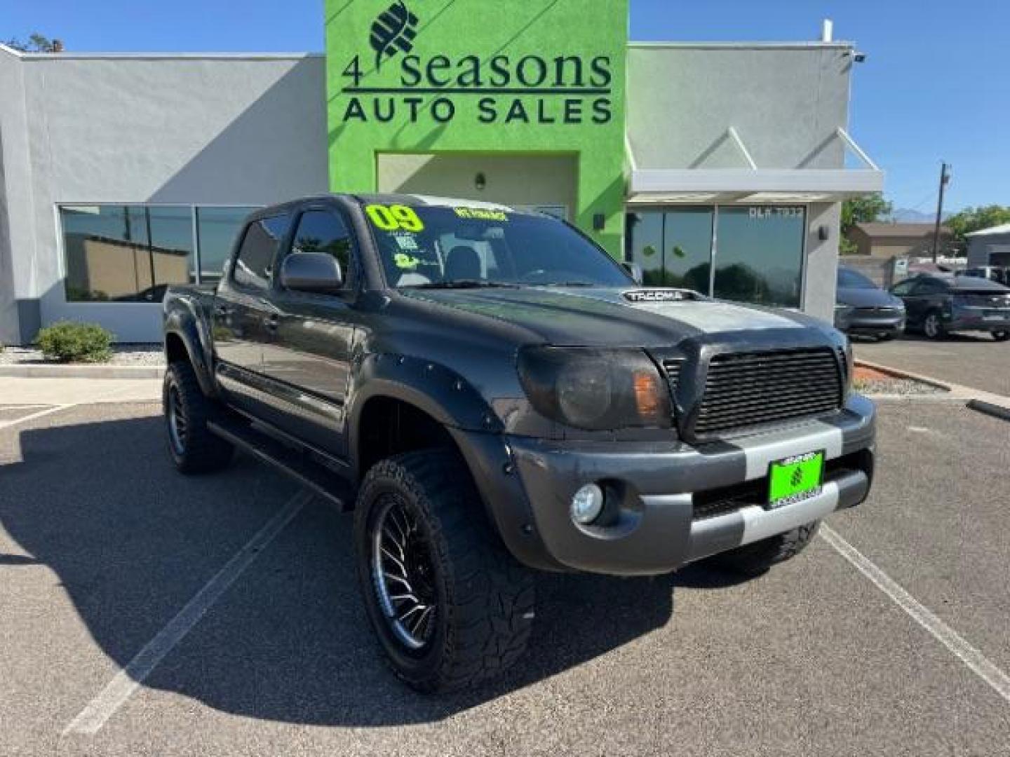 2009 Black Sand Pearl /Graphite Cloth Interior Toyota Tacoma PreRunner Double Cab V6 Auto 2WD (3TMJU62N99M) with an 4.0L V6 DOHC 24V engine, 5-Speed Automatic transmission, located at 1865 East Red Hills Pkwy, St. George, 84770, (435) 628-0023, 37.120850, -113.543640 - We specialize in helping ALL people get the best financing available. No matter your credit score, good, bad or none we can get you an amazing rate. Had a bankruptcy, divorce, or repossessions? We give you the green light to get your credit back on the road. Low down and affordable payments that fit - Photo#0