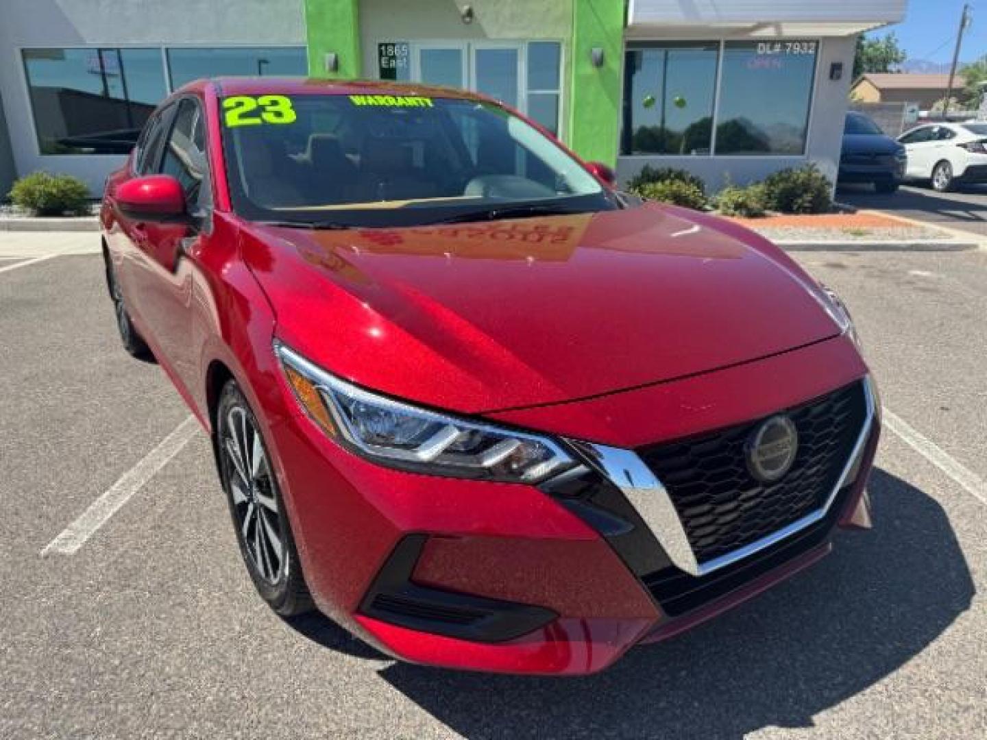 2023 Red Nissan Sentra SV (3N1AB8CVXPY) with an 1.8L L4 SFI DOHC 16V engine, Continuously Variable Transmission transmission, located at 940 North Main Street, Cedar City, UT, 84720, (435) 628-0023, 37.692936, -113.061897 - Photo#1