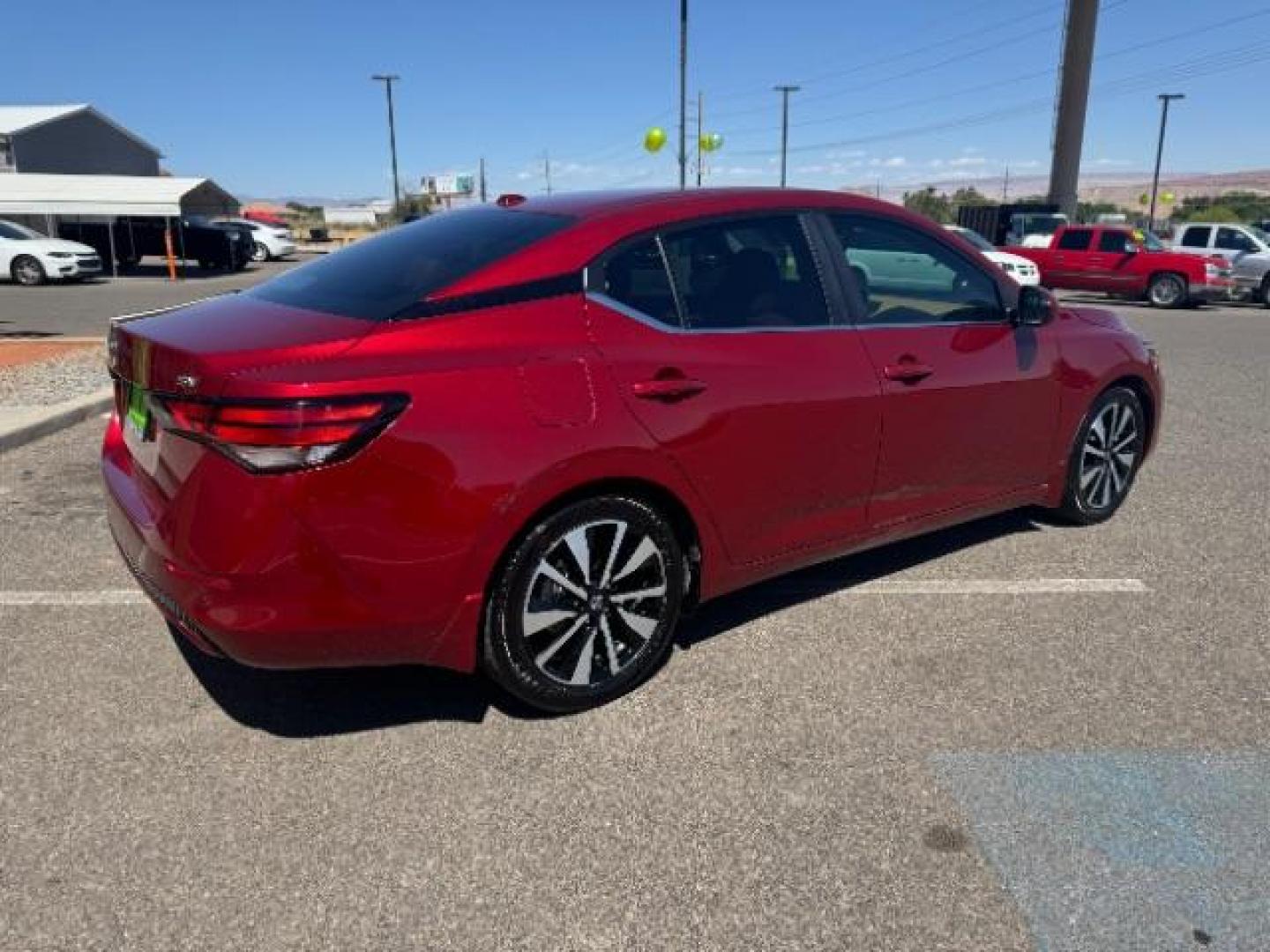 2023 Red Nissan Sentra SV (3N1AB8CVXPY) with an 1.8L L4 SFI DOHC 16V engine, Continuously Variable Transmission transmission, located at 940 North Main Street, Cedar City, UT, 84720, (435) 628-0023, 37.692936, -113.061897 - Photo#10