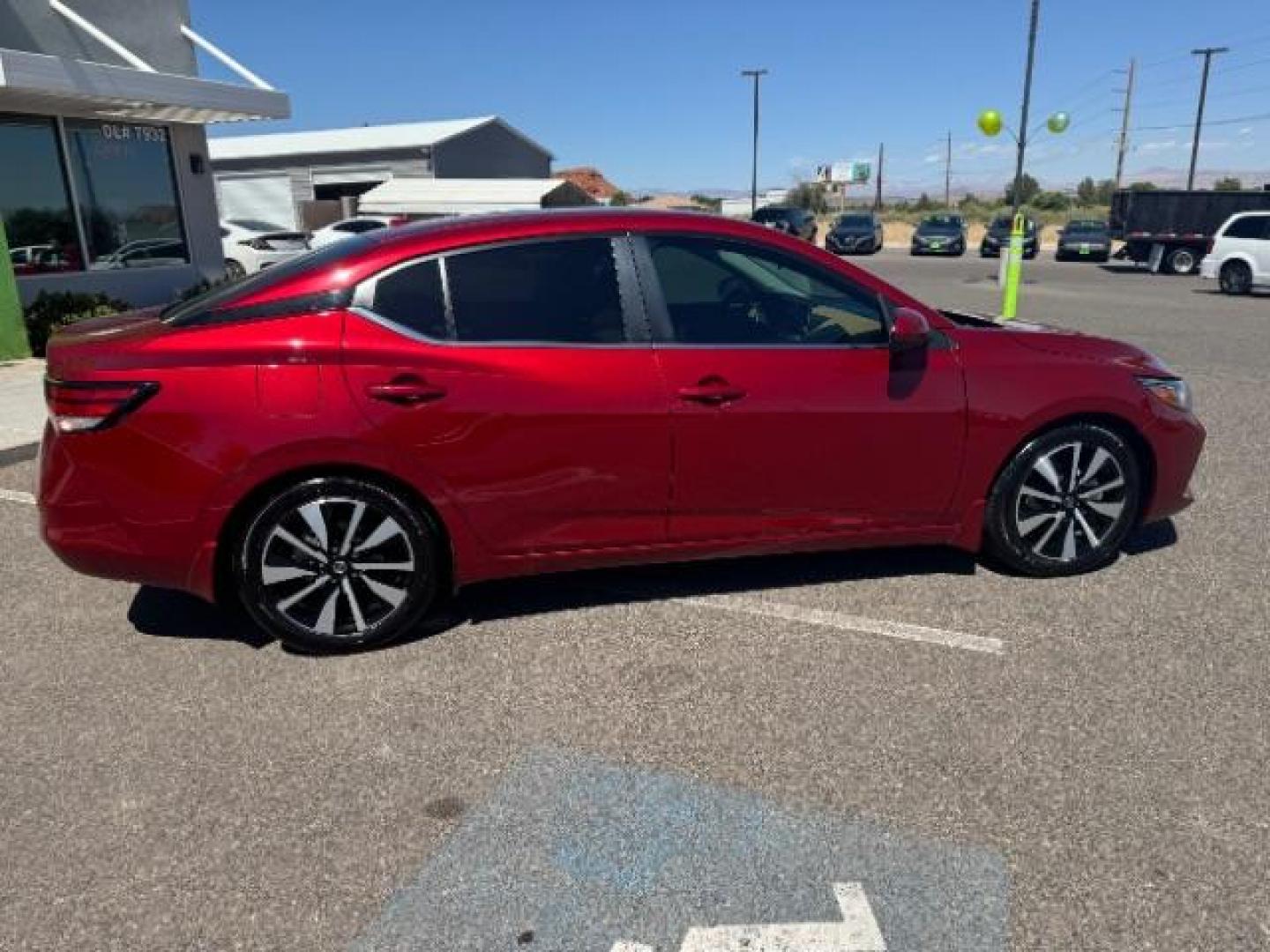 2023 Red Nissan Sentra SV (3N1AB8CVXPY) with an 1.8L L4 SFI DOHC 16V engine, Continuously Variable Transmission transmission, located at 940 North Main Street, Cedar City, UT, 84720, (435) 628-0023, 37.692936, -113.061897 - Photo#11